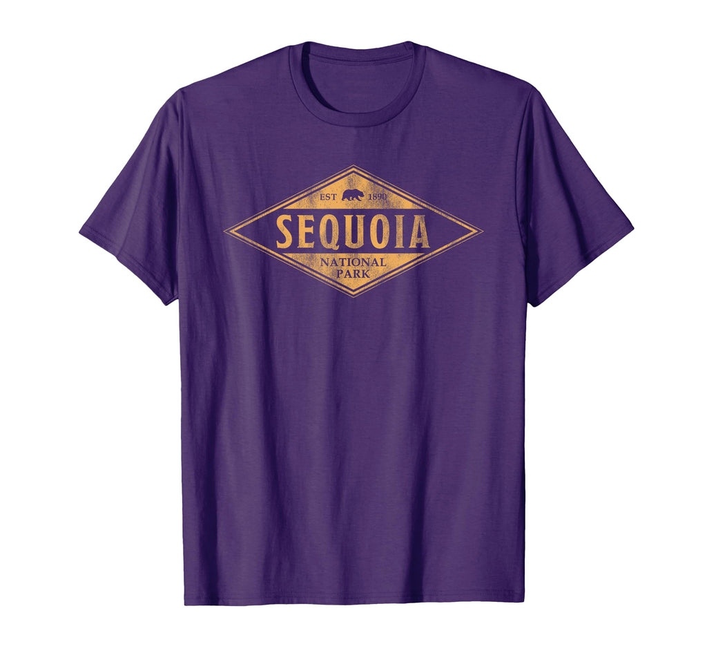 Sequoia National Park Bear Hexagon T-Shirt - Unique Graphic for Adults - T-Shirt, Sweatshirt, Hoodie