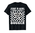 Just Who Loves Soccer Coquette Bow T-Shirt - Aesthetic Graphic Men Women - T-Shirt, Sweatshirt, Hoodie