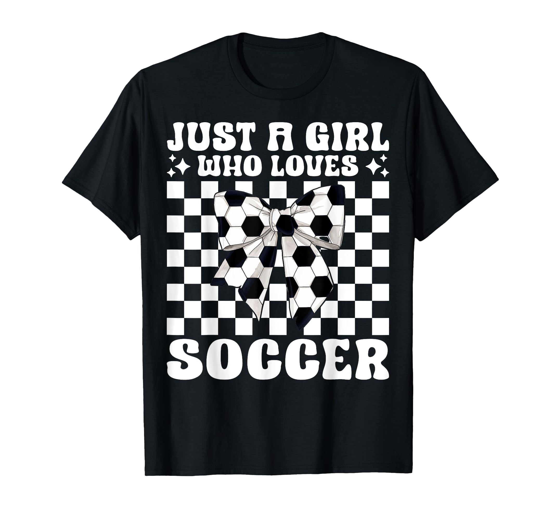 Just Who Loves Soccer Coquette Bow T-Shirt - Aesthetic Graphic Men Women - T-Shirt, Sweatshirt, Hoodie