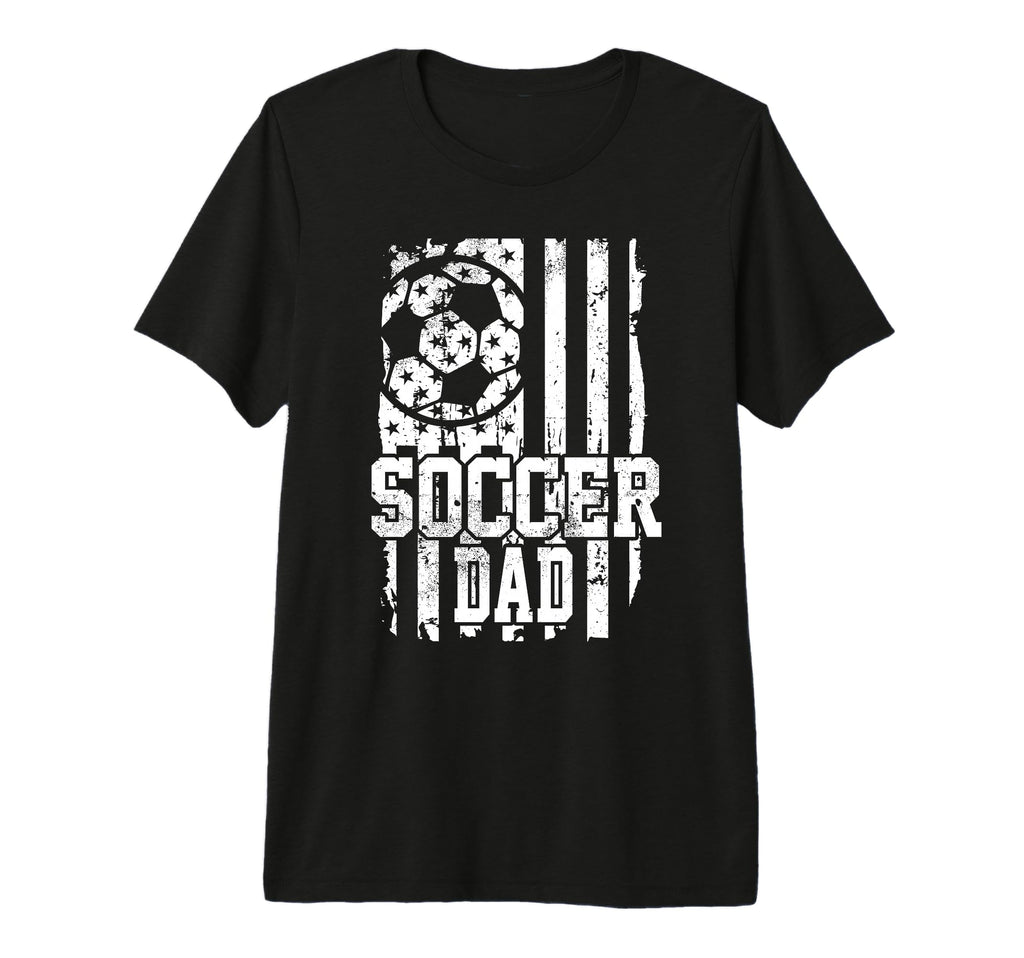 Usa Flag Soccer Dad Soccer Game Day T-Shirt - Trendy Graphic Men Women - T-Shirt, Sweatshirt, Hoodie