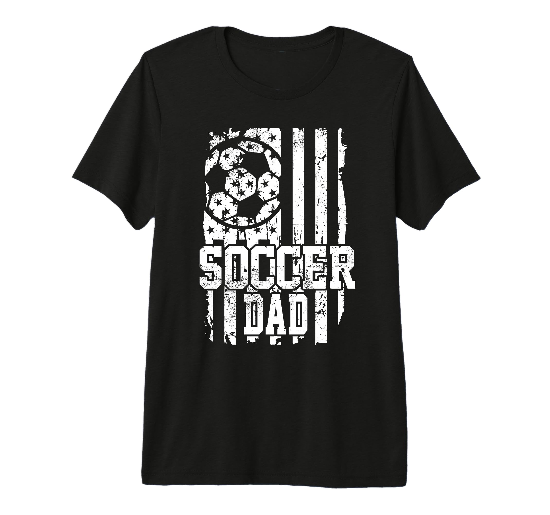 Usa Flag Soccer Dad Soccer Game Day T-Shirt - Trendy Graphic Men Women - T-Shirt, Sweatshirt, Hoodie