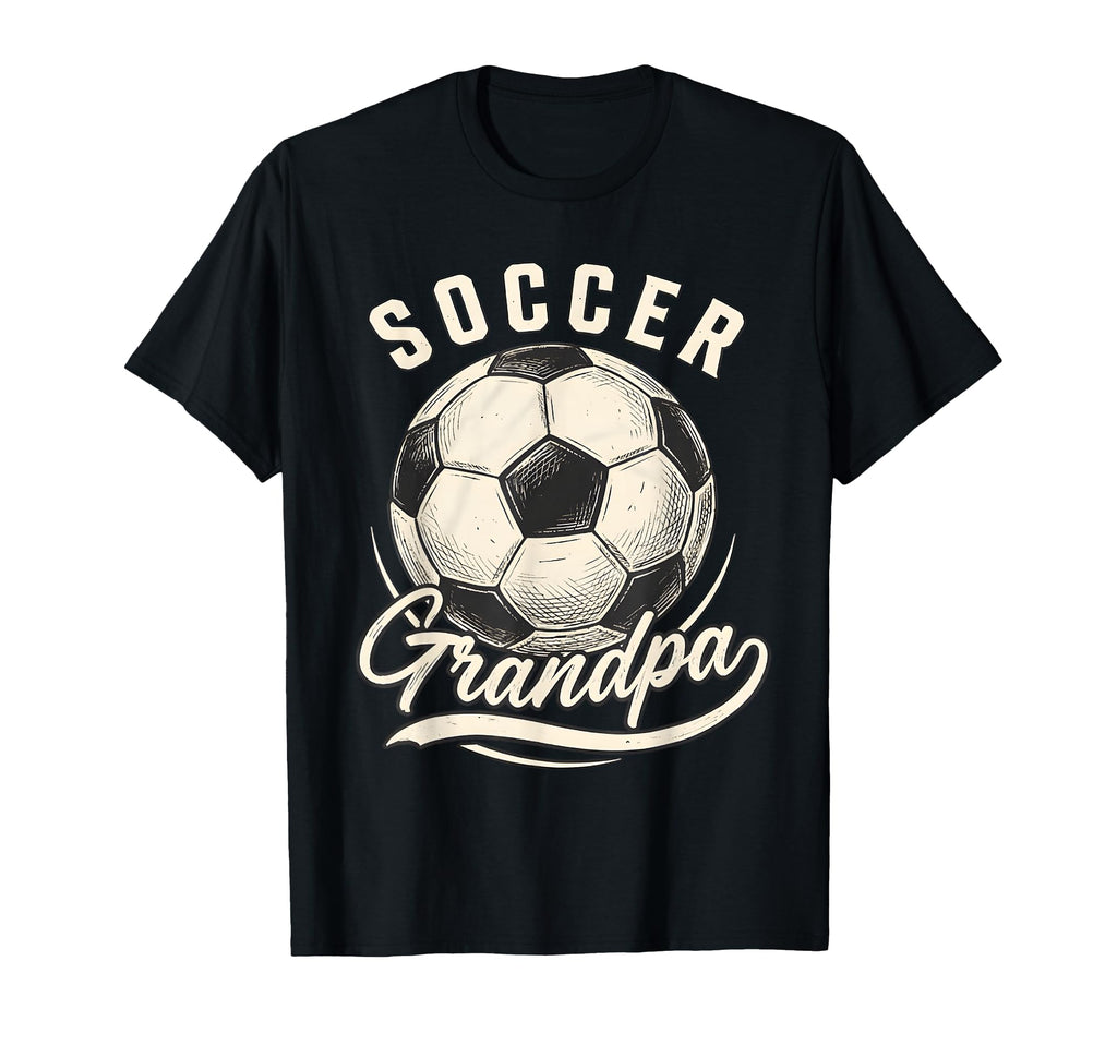 Soccer Grandpa Proud Soccer Player T-Shirt - Custom Art Print for Adults - T-Shirt, Sweatshirt, Hoodie