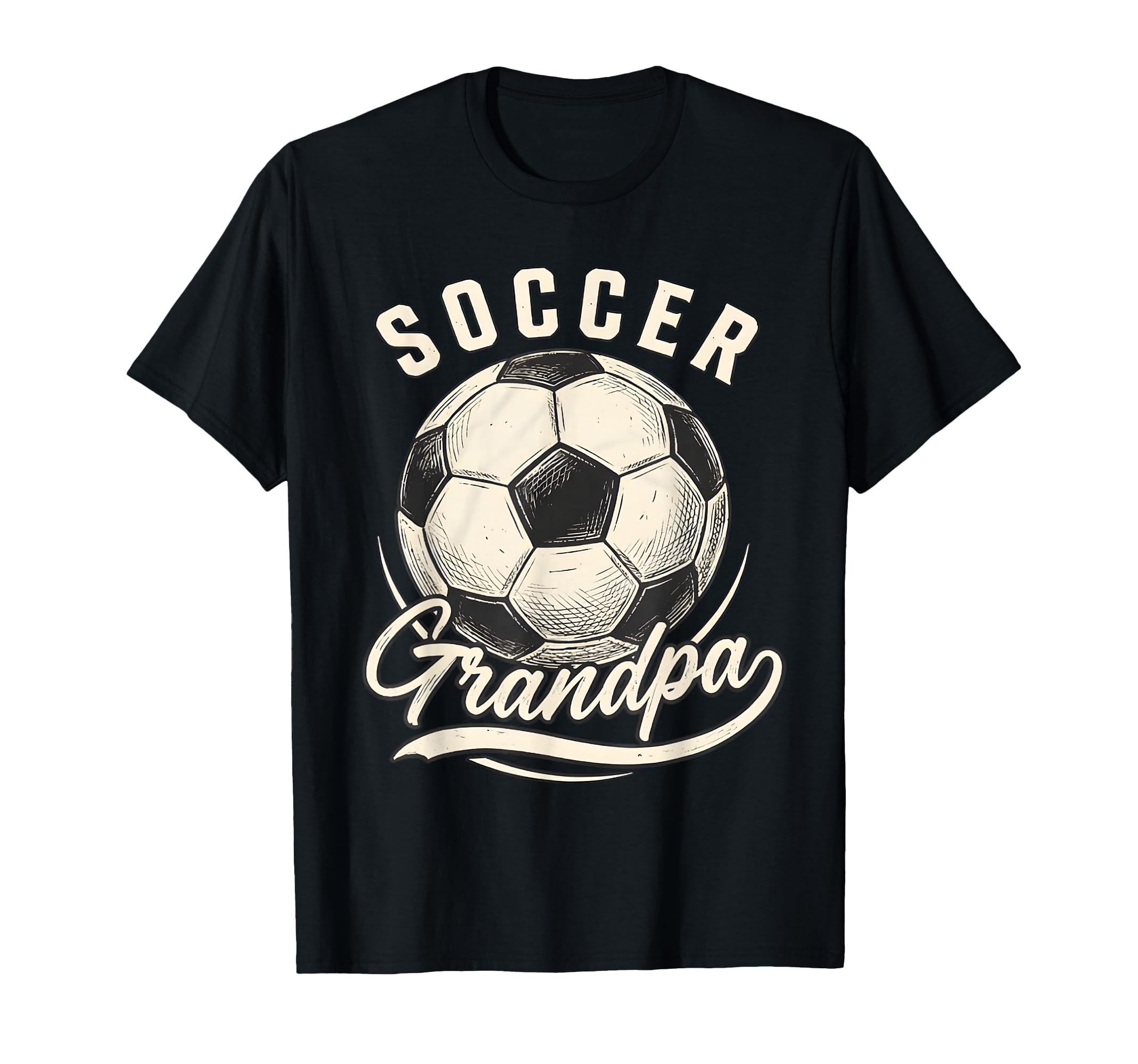 Soccer Grandpa Proud Soccer Player T-Shirt - Custom Art Print for Adults - T-Shirt, Sweatshirt, Hoodie