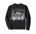 Raised Old School Hip Hop Cassette Sweatshirt - Trendy Graphic Men Women - T-Shirt, Sweatshirt, Hoodie