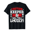 Soccer Keeper Mom Will Yell Mom Soccer T-Shirt - Graphic Print Unisex - T-Shirt, Sweatshirt, Hoodie
