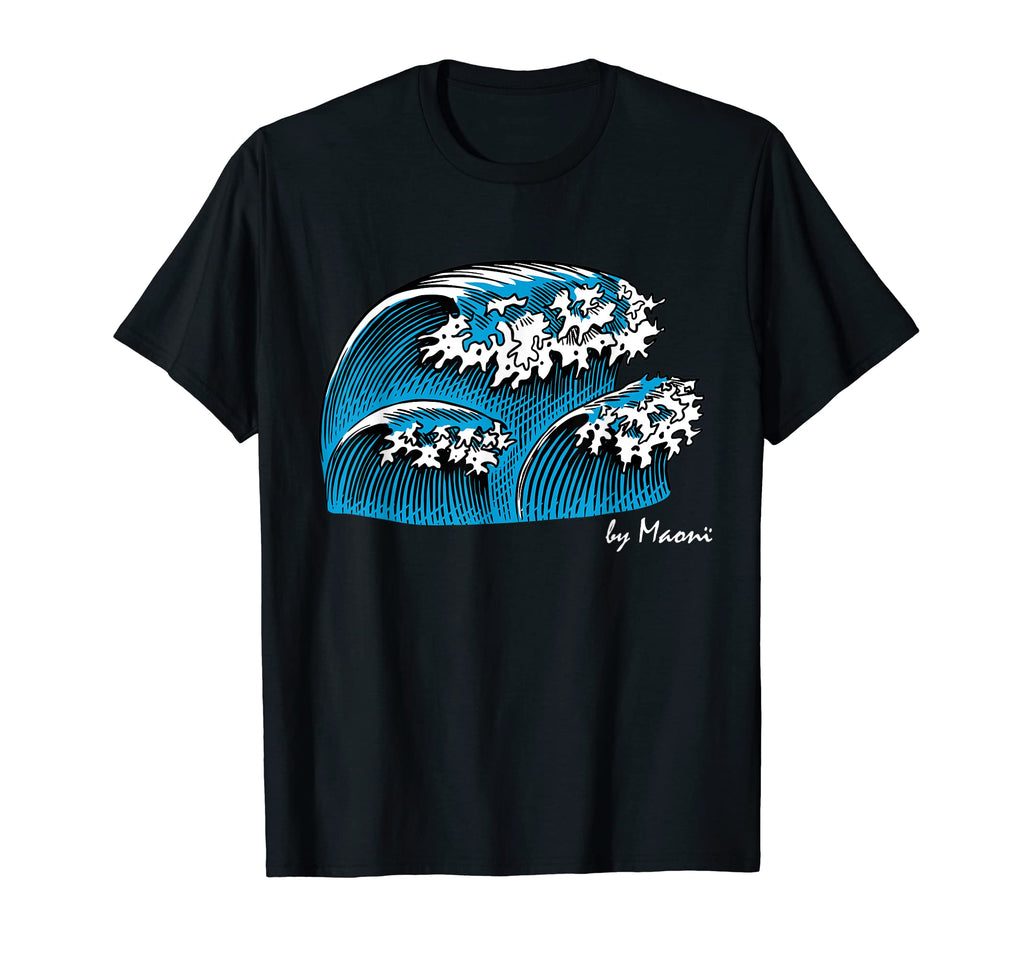Pacific Ocean Wave Surf Club Surfer Wave T-Shirt - Trendy Graphic Unisex - T-Shirt, Sweatshirt, Hoodie