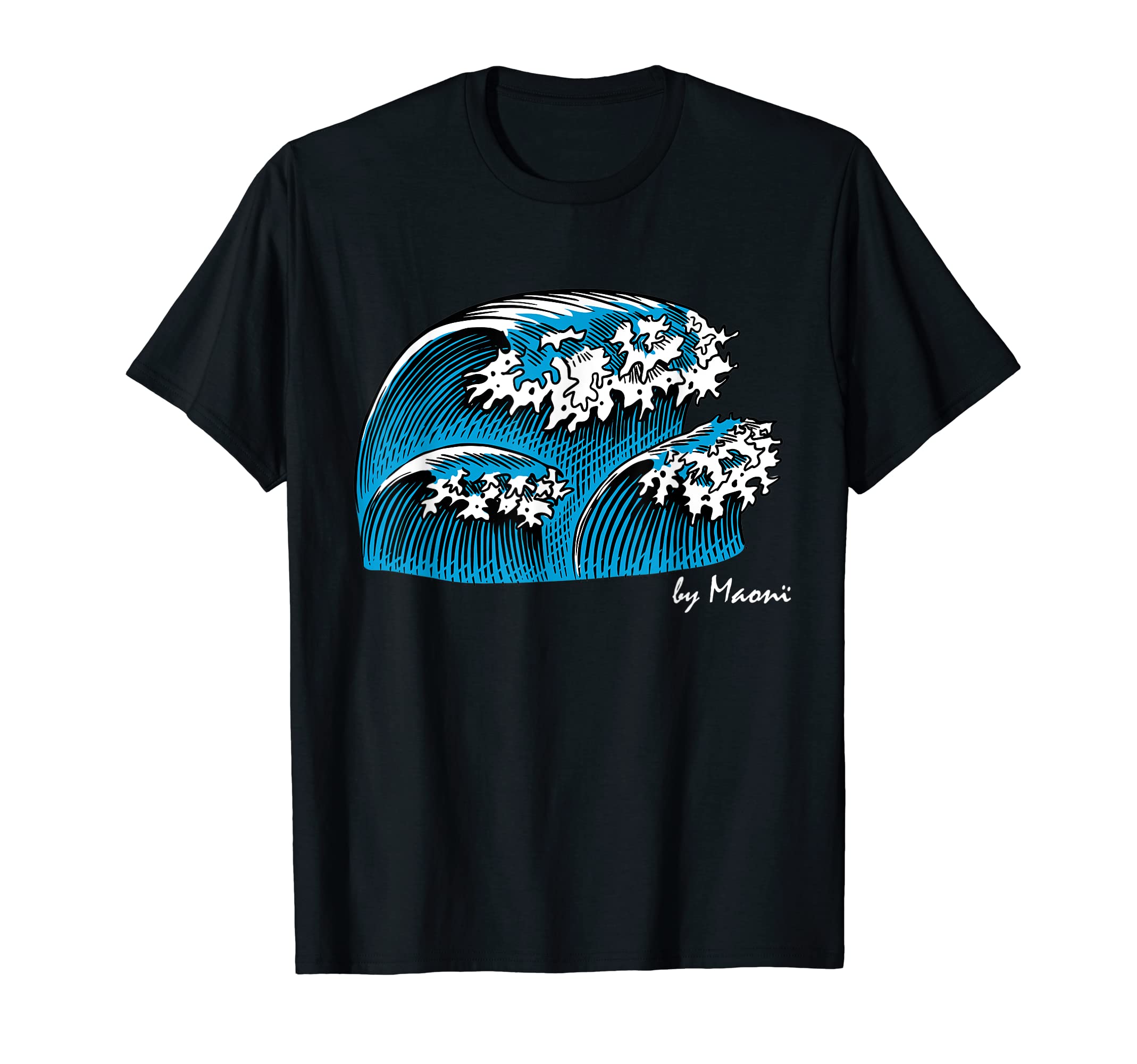Pacific Ocean Wave Surf Club Surfer Wave T-Shirt - Trendy Graphic Unisex - T-Shirt, Sweatshirt, Hoodie
