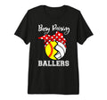 Busy Raising Ballers Funny Softball T-Shirt - Trendy Graphic Unisex - T-Shirt, Sweatshirt, Hoodie