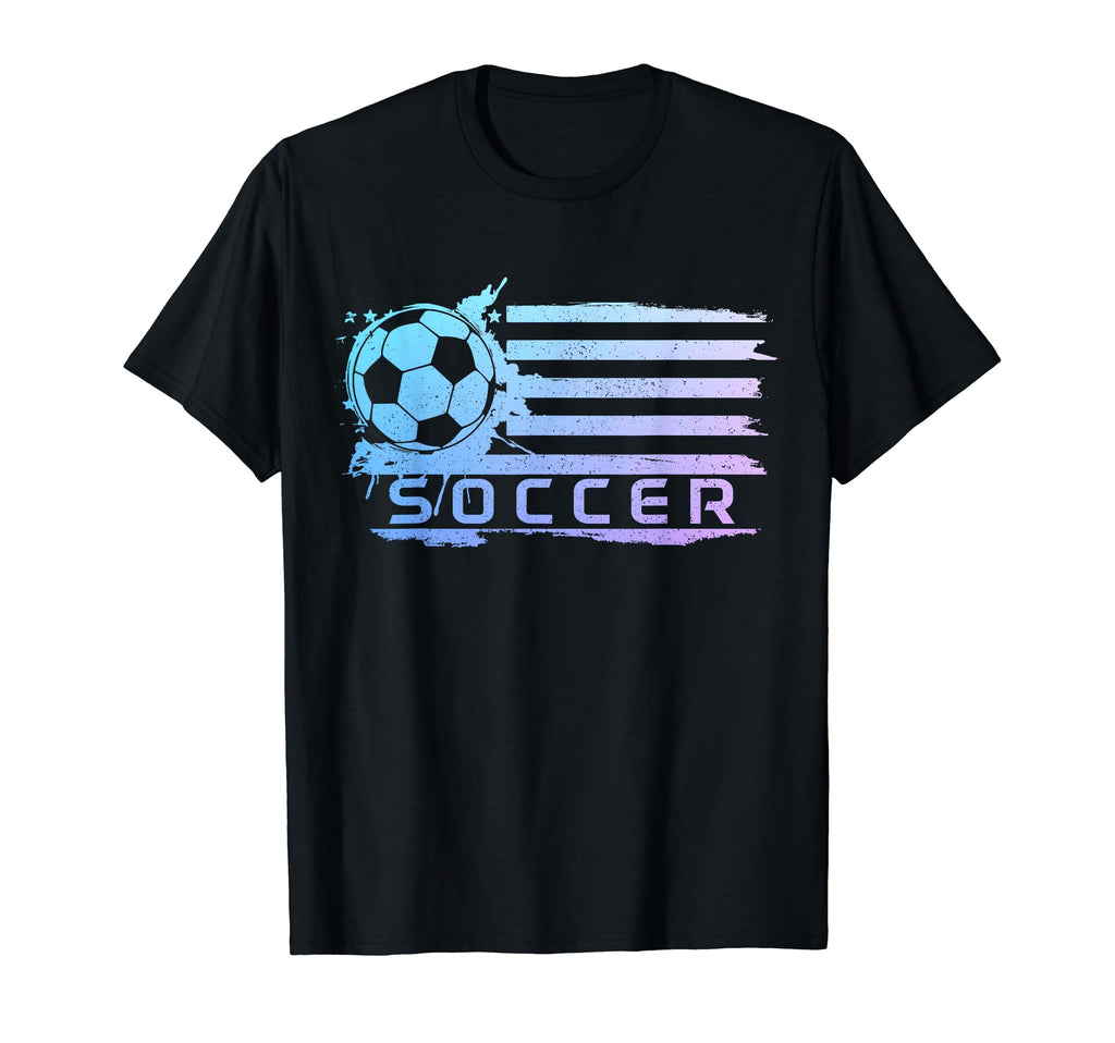 Soccer Player Sports Patriotic T-Shirt - Custom Art Print for Adults - T-Shirt, Sweatshirt, Hoodie