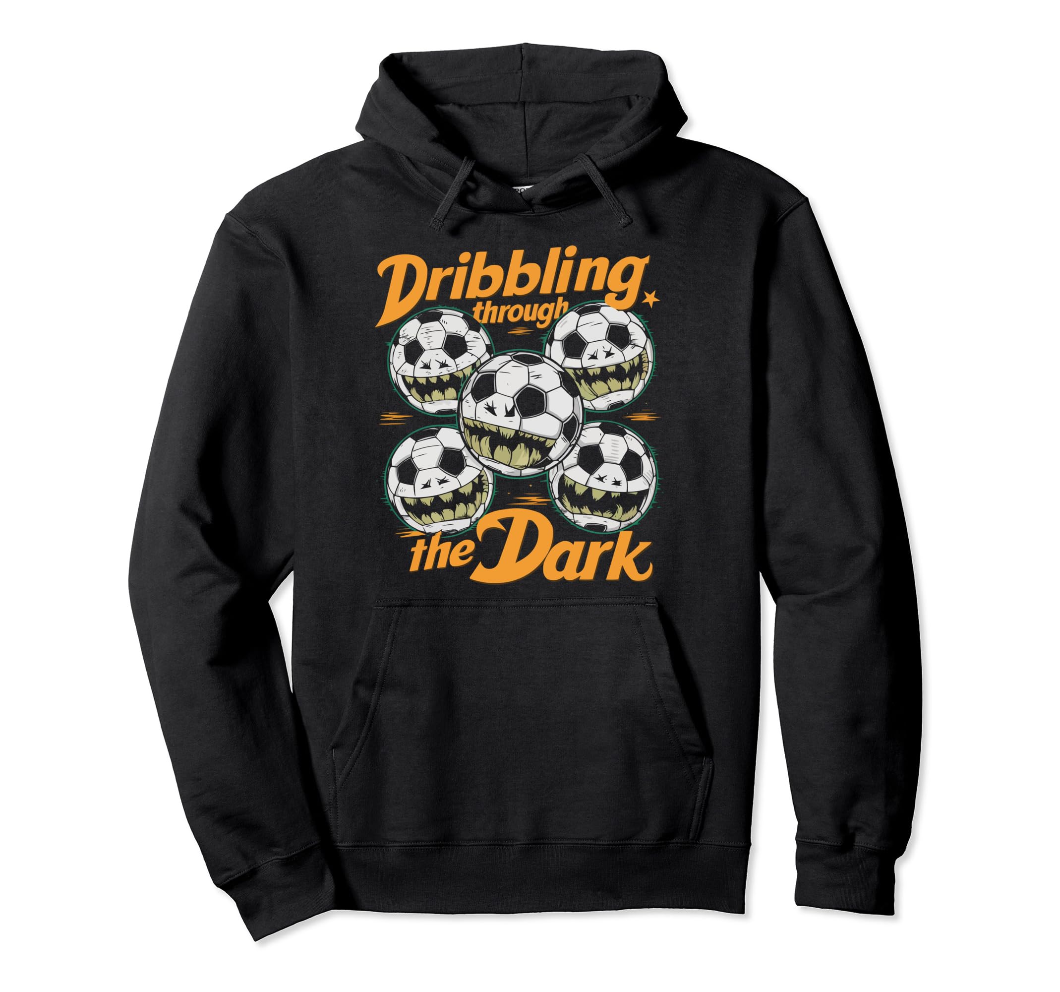 Soccer Halloween Spooky Goalkeeper Trick Hoodie - Aesthetic Graphic Unisex - T-Shirt, Sweatshirt, Hoodie