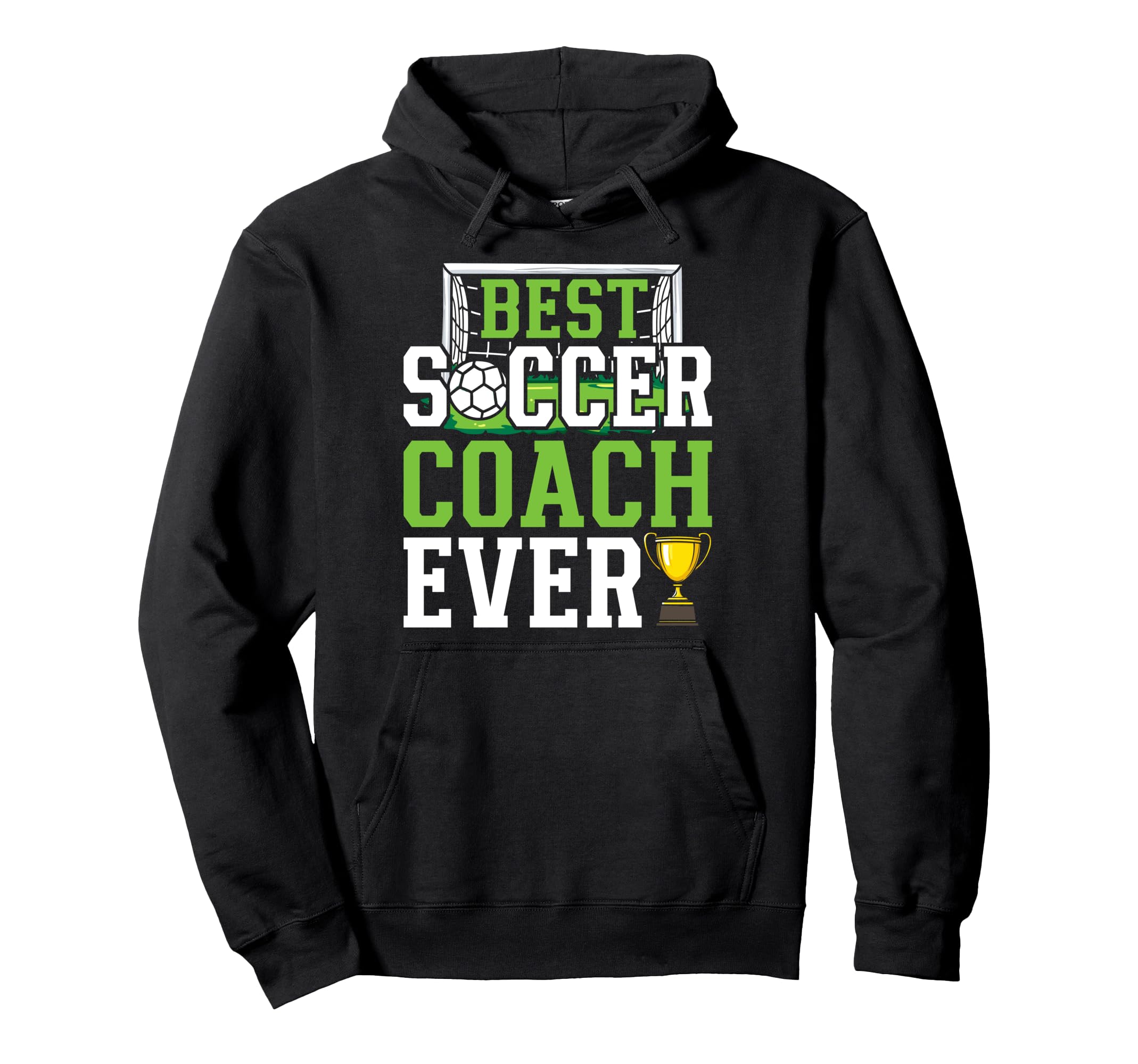 Best Soccer Coach Ever Funny Trainer Hoodie - Aesthetic Graphic Men Women - T-Shirt, Sweatshirt, Hoodie