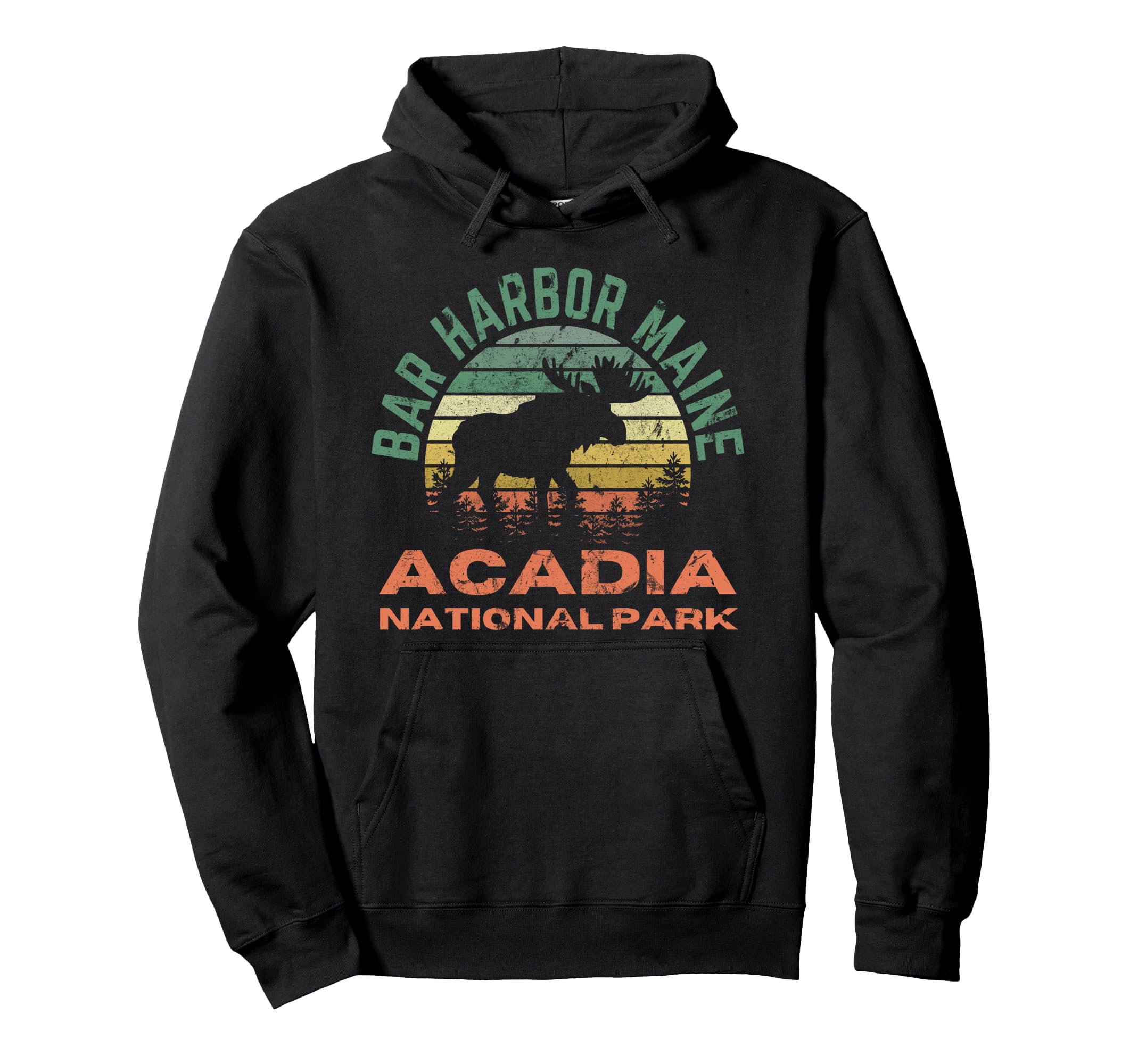 Bar Harbor Acadia National Park Hoodie - Fun Novelty Design Men Women - T-Shirt, Sweatshirt, Hoodie