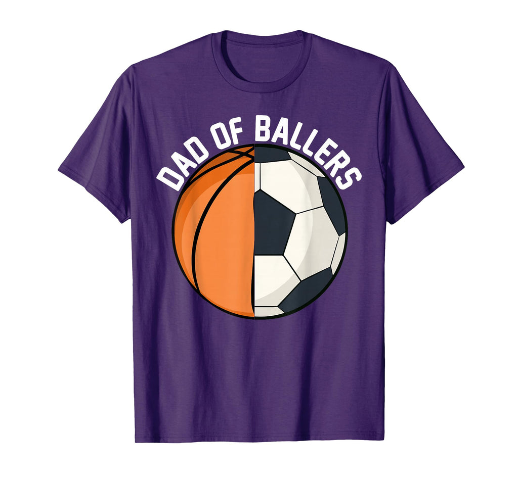 Dad Ballers Father Son Basketball T-Shirt - Casual Everyday Wear Men Women - T-Shirt, Sweatshirt, Hoodie