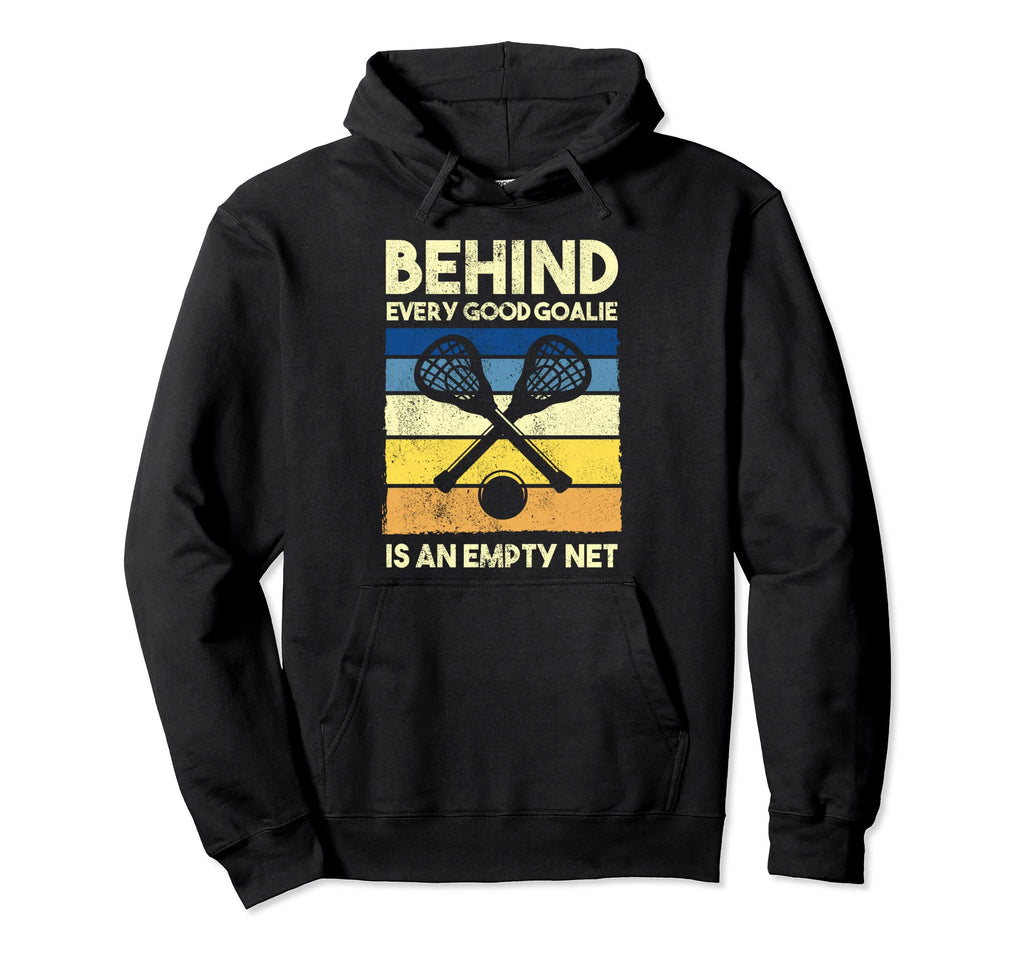 Lax Goalie Player Fan Coach Outfit Hoodie - Graphic Print for Adults - T-Shirt, Sweatshirt, Hoodie