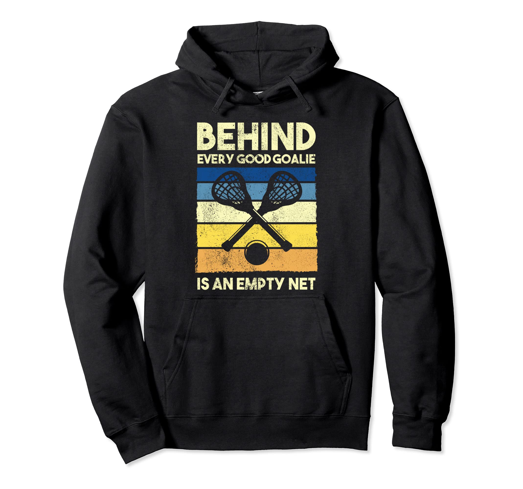 Lax Goalie Player Fan Coach Outfit Hoodie - Graphic Print for Adults - T-Shirt, Sweatshirt, Hoodie