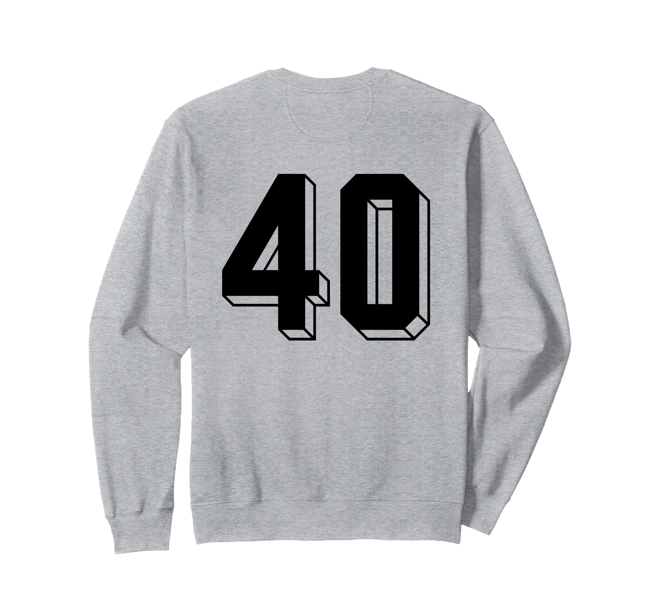 Number 40 Backside 80S 90S Team Sweatshirt - Streetwear Style Men Women - T-Shirt, Sweatshirt, Hoodie