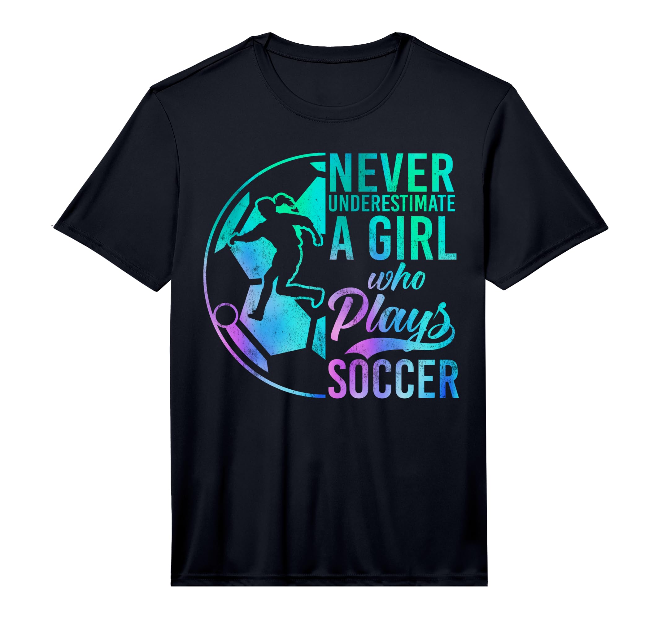 Soccer Never Underestimate Playing T-Shirt - Casual Everyday Wear Unisex - T-Shirt, Sweatshirt, Hoodie