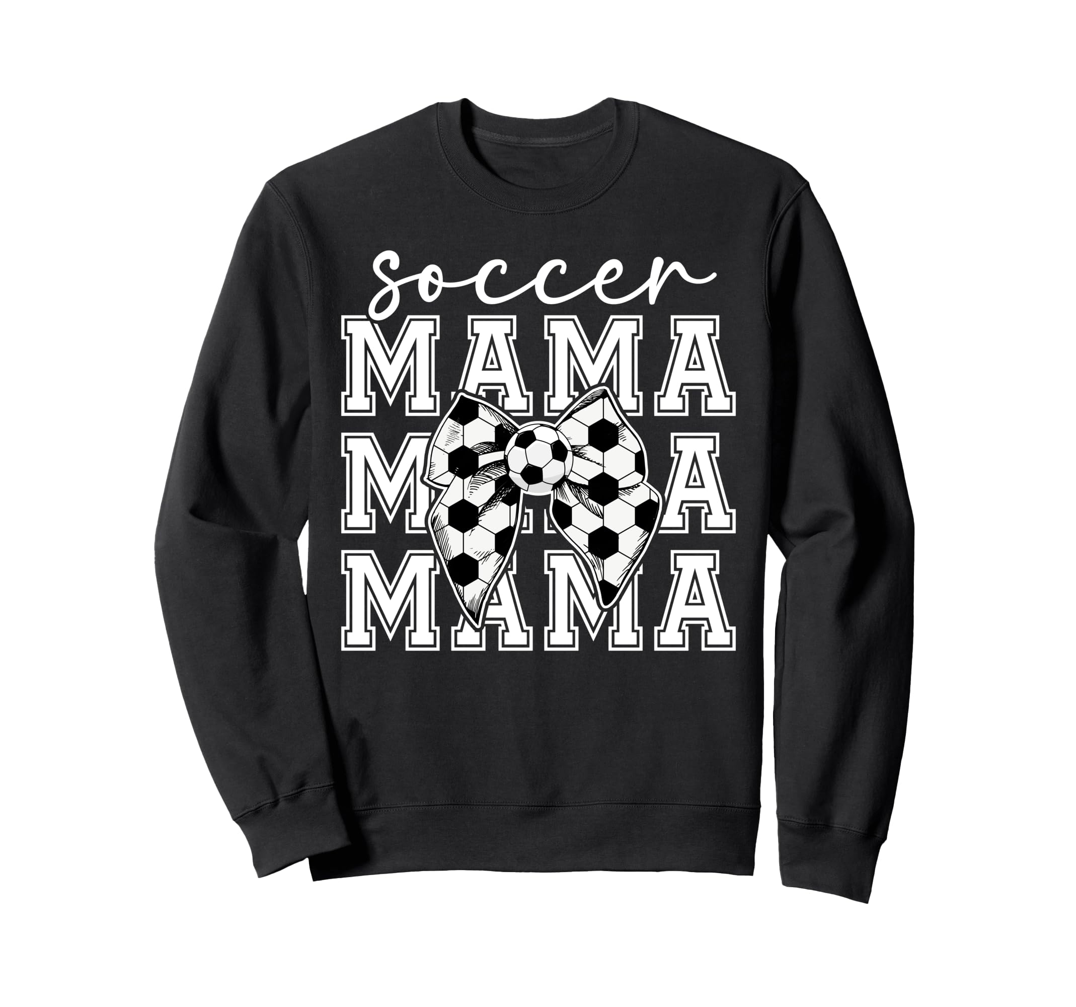 Soccer Mama Coquette Soccer Mom Sweatshirt - Fun Novelty Design for Adults - T-Shirt, Sweatshirt, Hoodie