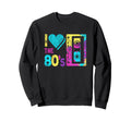 I Love 80S Eighties 1980 Cassette Sweatshirt - Novelty Apparel for Adults - T-Shirt, Sweatshirt, Hoodie