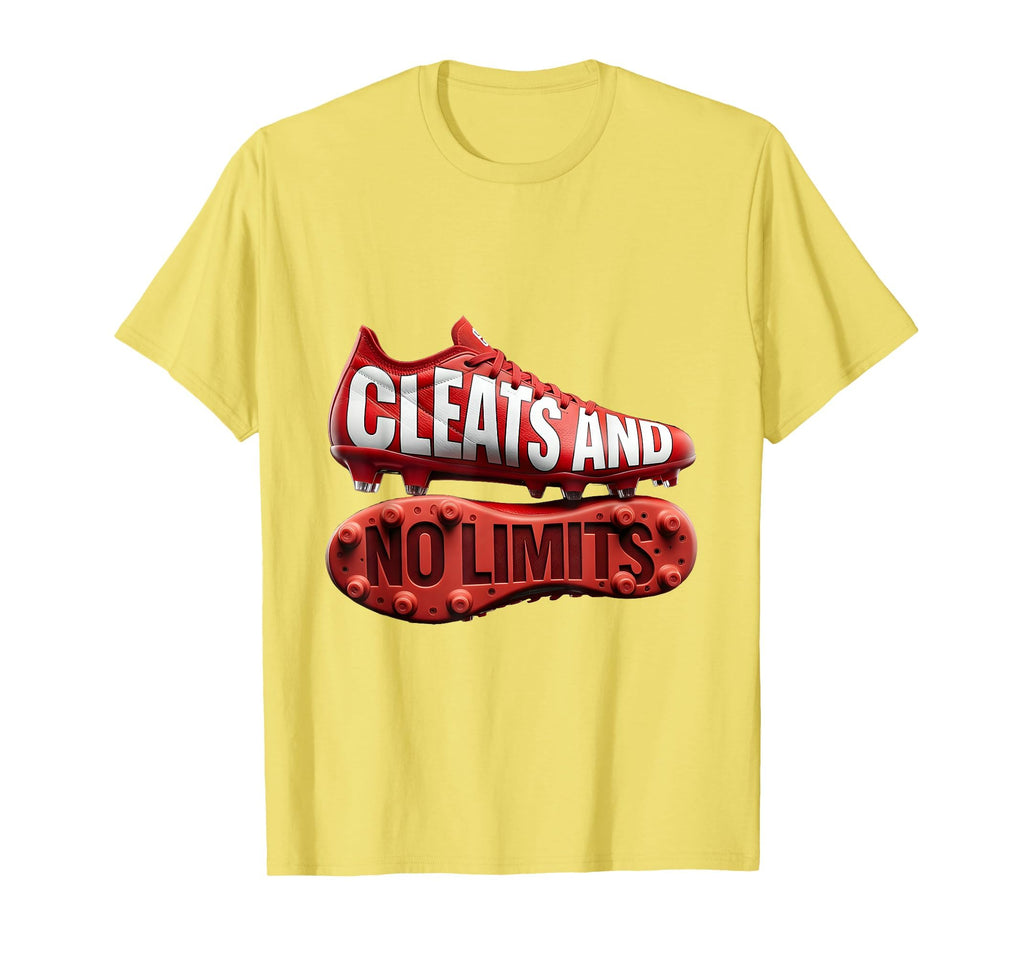 Soccer Cleats And No Limits T-Shirt - Unique Graphic Unisex - T-Shirt, Sweatshirt, Hoodie