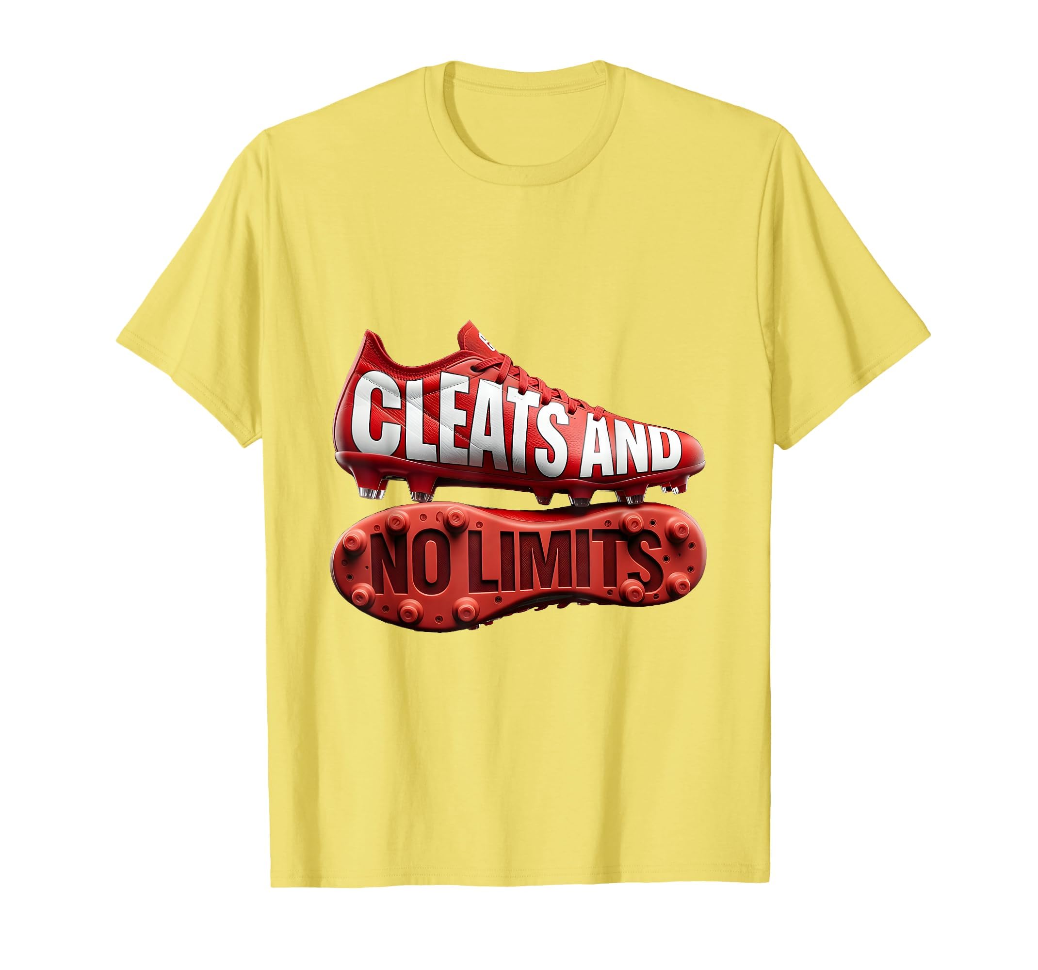 Soccer Cleats And No Limits T-Shirt - Unique Graphic Unisex - T-Shirt, Sweatshirt, Hoodie