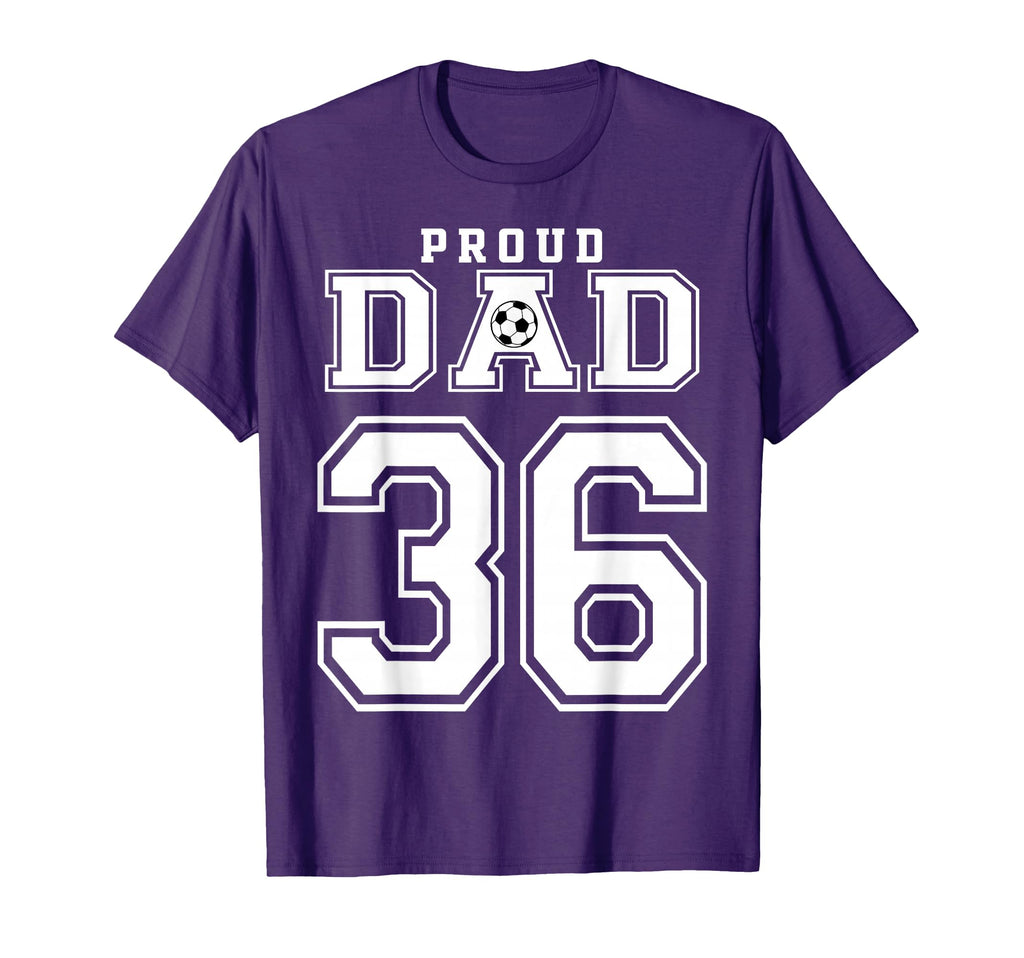 Number 36 Custom Proud Soccer Futbol T-Shirt - Unique Graphic for Adults - T-Shirt, Sweatshirt, Hoodie