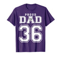 Number 36 Custom Proud Soccer Futbol T-Shirt - Unique Graphic for Adults - T-Shirt, Sweatshirt, Hoodie