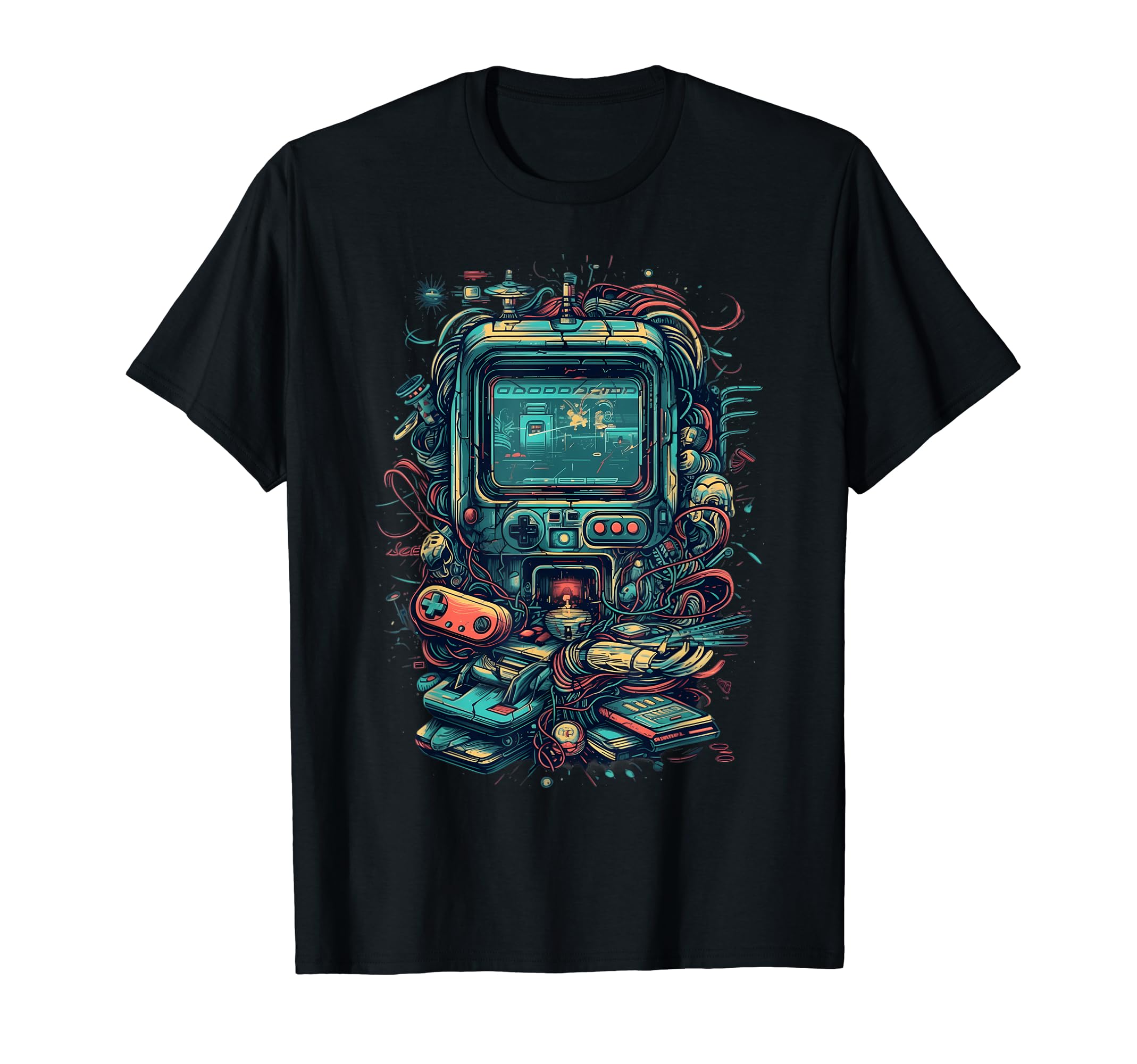 Arcade Gamer Gaming Arcade Machine T-Shirt - Aesthetic Graphic Unisex - T-Shirt, Sweatshirt, Hoodie