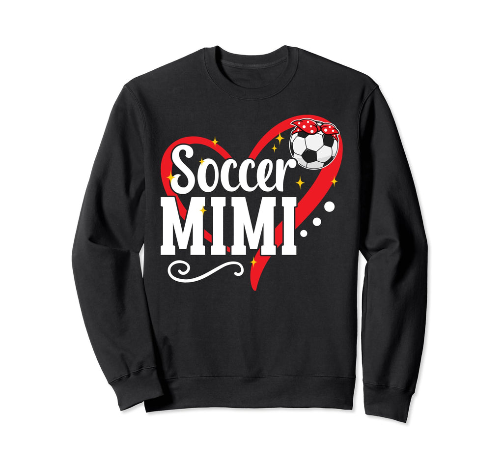 Soccer Mimi Heart Grandma Mimi Sweatshirt - Streetwear Style Men Women - T-Shirt, Sweatshirt, Hoodie