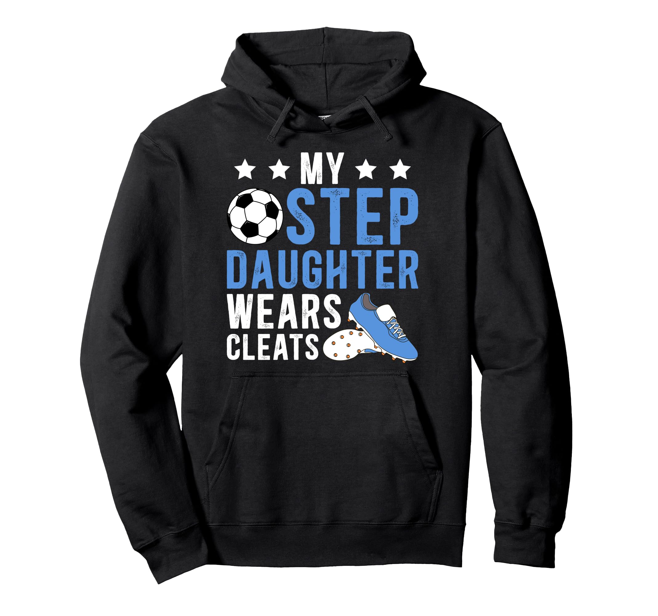 Soccer Step Dad Proud Soccer Player Hoodie - Custom Art Print Men Women - T-Shirt, Sweatshirt, Hoodie