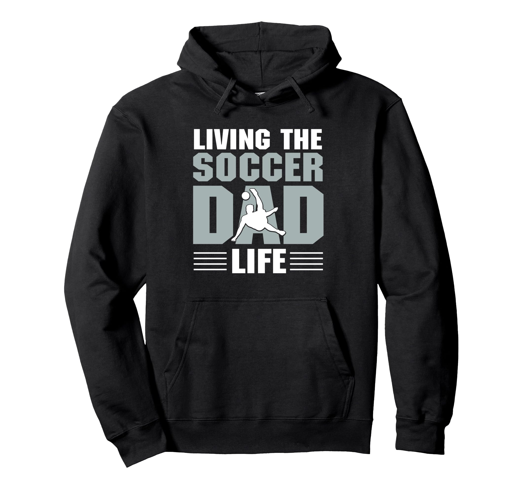 Soccer Dad Fathers Day Hoodie - Aesthetic Graphic Men Women - T-Shirt, Sweatshirt, Hoodie