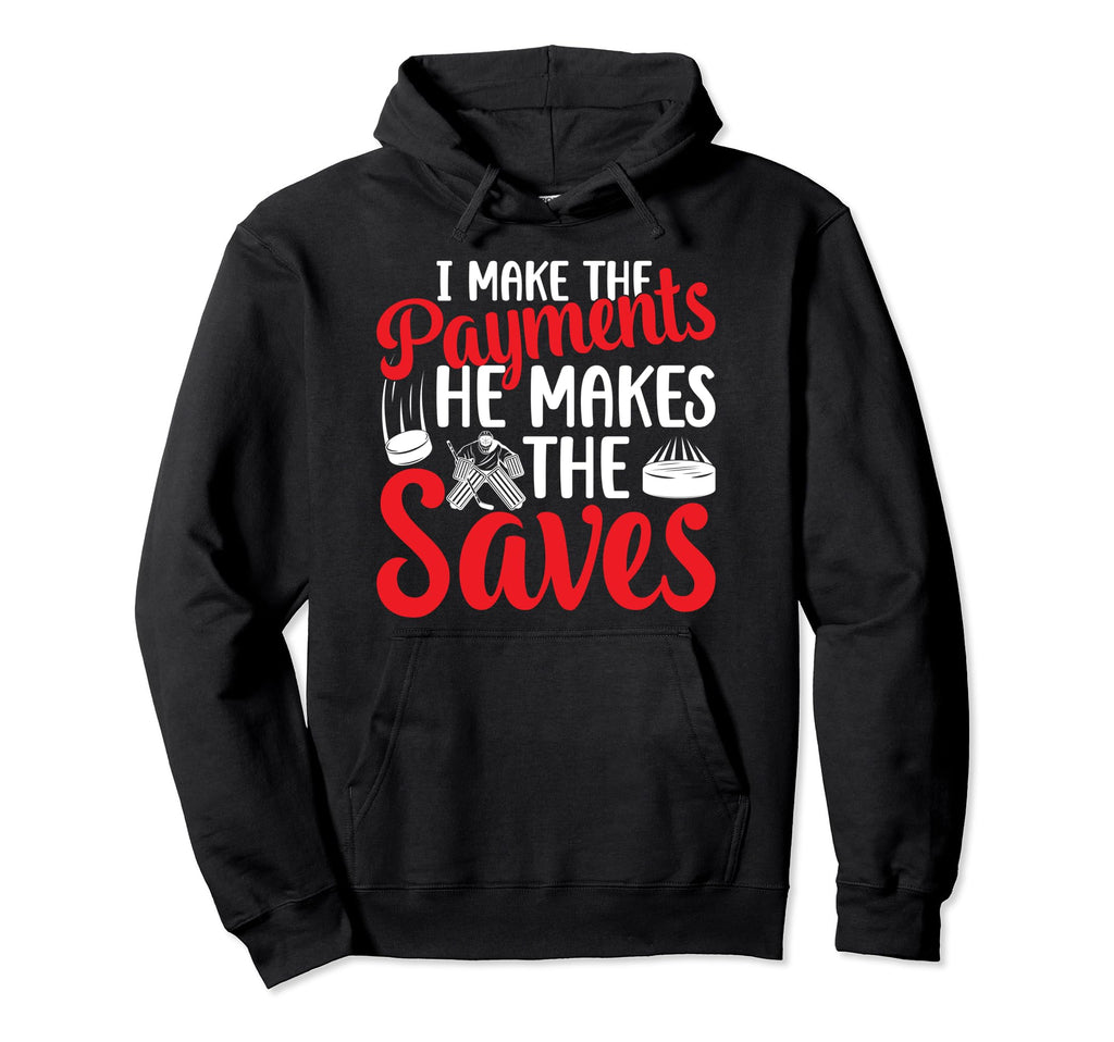 Ice Hockey Goalkeeper Mom Ice Hockey Hoodie - Aesthetic Graphic Unisex - T-Shirt, Sweatshirt, Hoodie