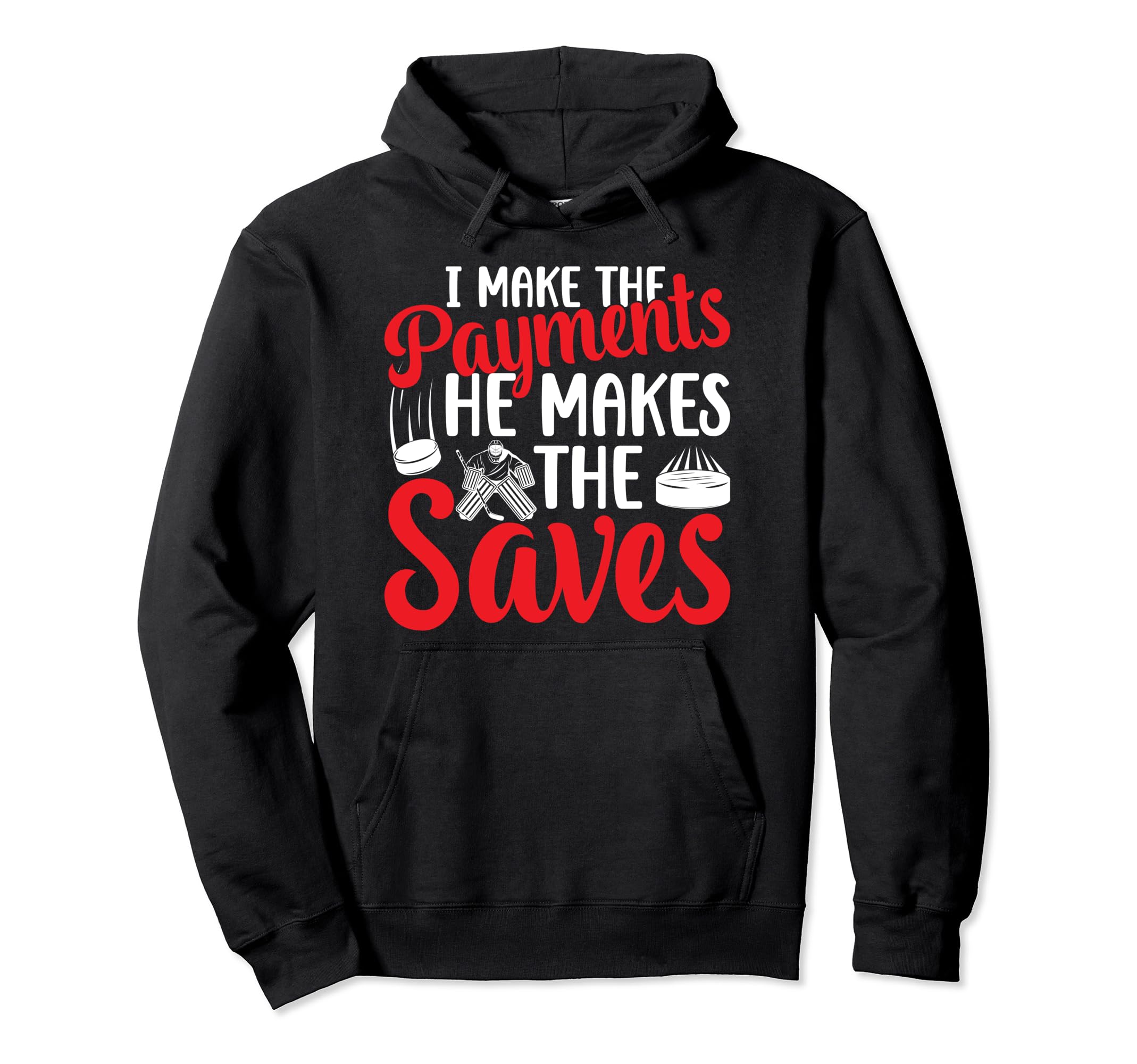 Ice Hockey Goalkeeper Mom Ice Hockey Hoodie - Aesthetic Graphic Unisex - T-Shirt, Sweatshirt, Hoodie