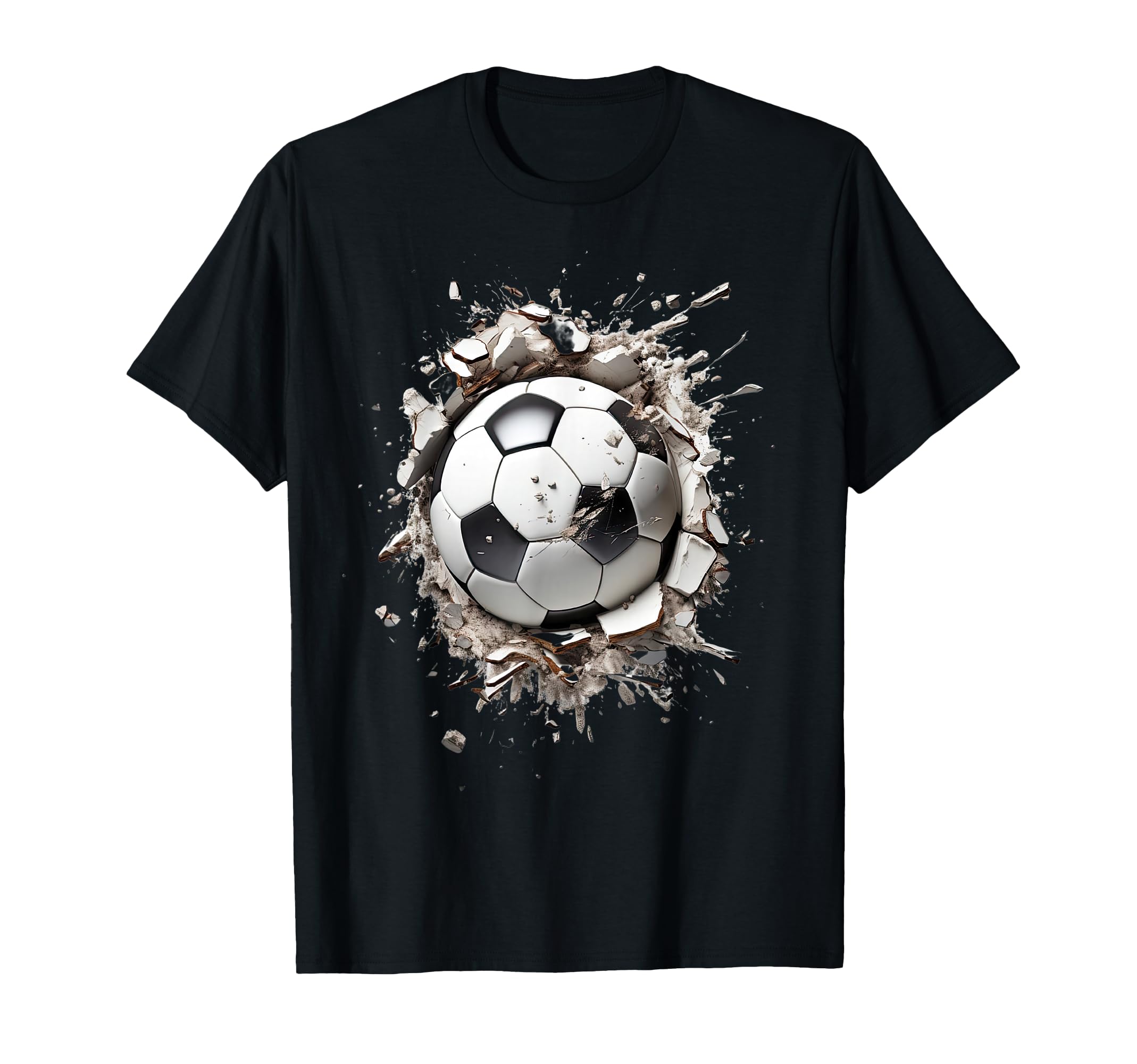 Amazing 3D Soccer T-Shirt - Unique Graphic Unisex - T-Shirt, Sweatshirt, Hoodie