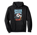 Soccer Moms Club Coquette Bow Gameday Hoodie - Minimalist Print Men Women - T-Shirt, Sweatshirt, Hoodie