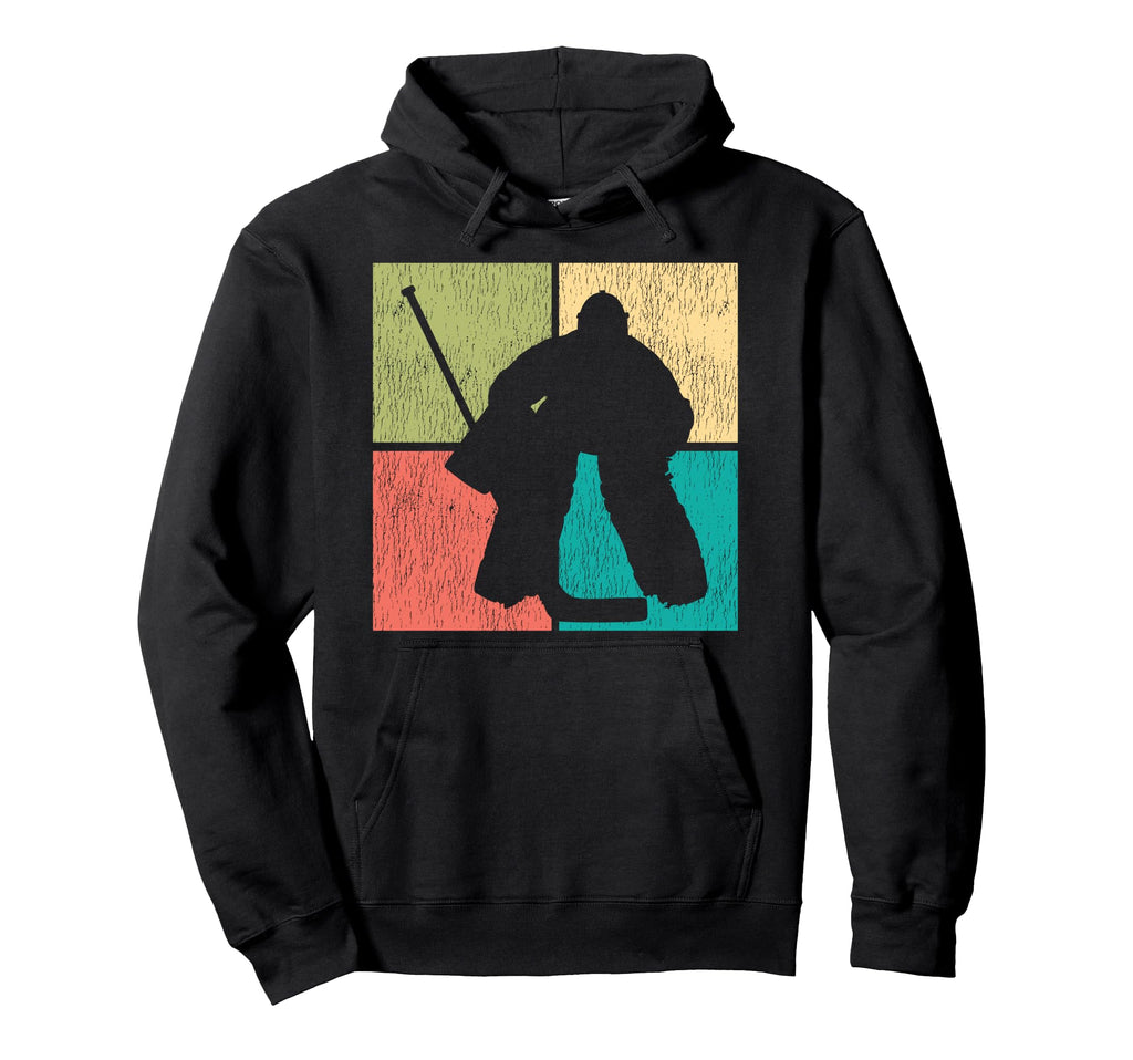 Ice Hockey Goalie Goalkeeper Hoodie - Minimalist Print for Adults - T-Shirt, Sweatshirt, Hoodie