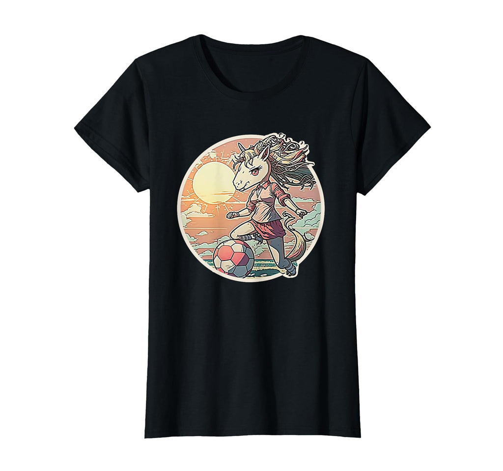 Soccer Anime Manga Unicorn Soccer T-Shirt - Fun Novelty Design for Adults - T-Shirt, Sweatshirt, Hoodie