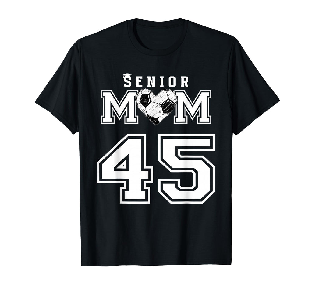 Proud Senior Soccer Mom Custom Jersey T-Shirt - Minimalist Print Unisex - T-Shirt, Sweatshirt, Hoodie