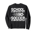 Funny Soccer Art Gag Soccer Player Sweatshirt - Unique Graphic Men Women - T-Shirt, Sweatshirt, Hoodie