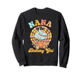 Nana Birthday Rolling Skate Groovy Sweatshirt - Custom Art Print Men Women - T-Shirt, Sweatshirt, Hoodie