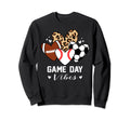 Game Day Vibes Funny Baseball Sweatshirt - Novelty Apparel for Adults - T-Shirt, Sweatshirt, Hoodie