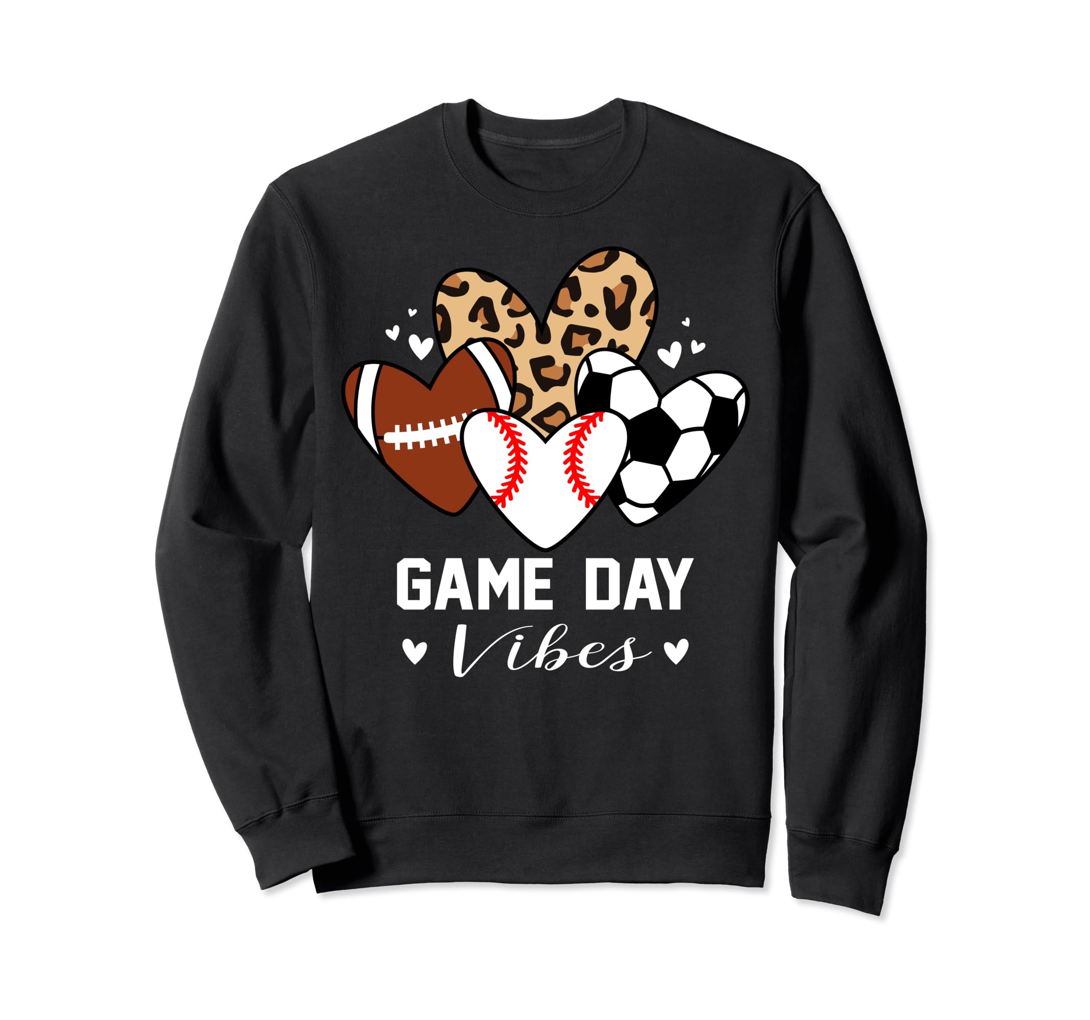 Game Day Vibes Funny Baseball Soccer Sweatshirt - Trendy Graphic Unisex - T-Shirt, Sweatshirt, Hoodie
