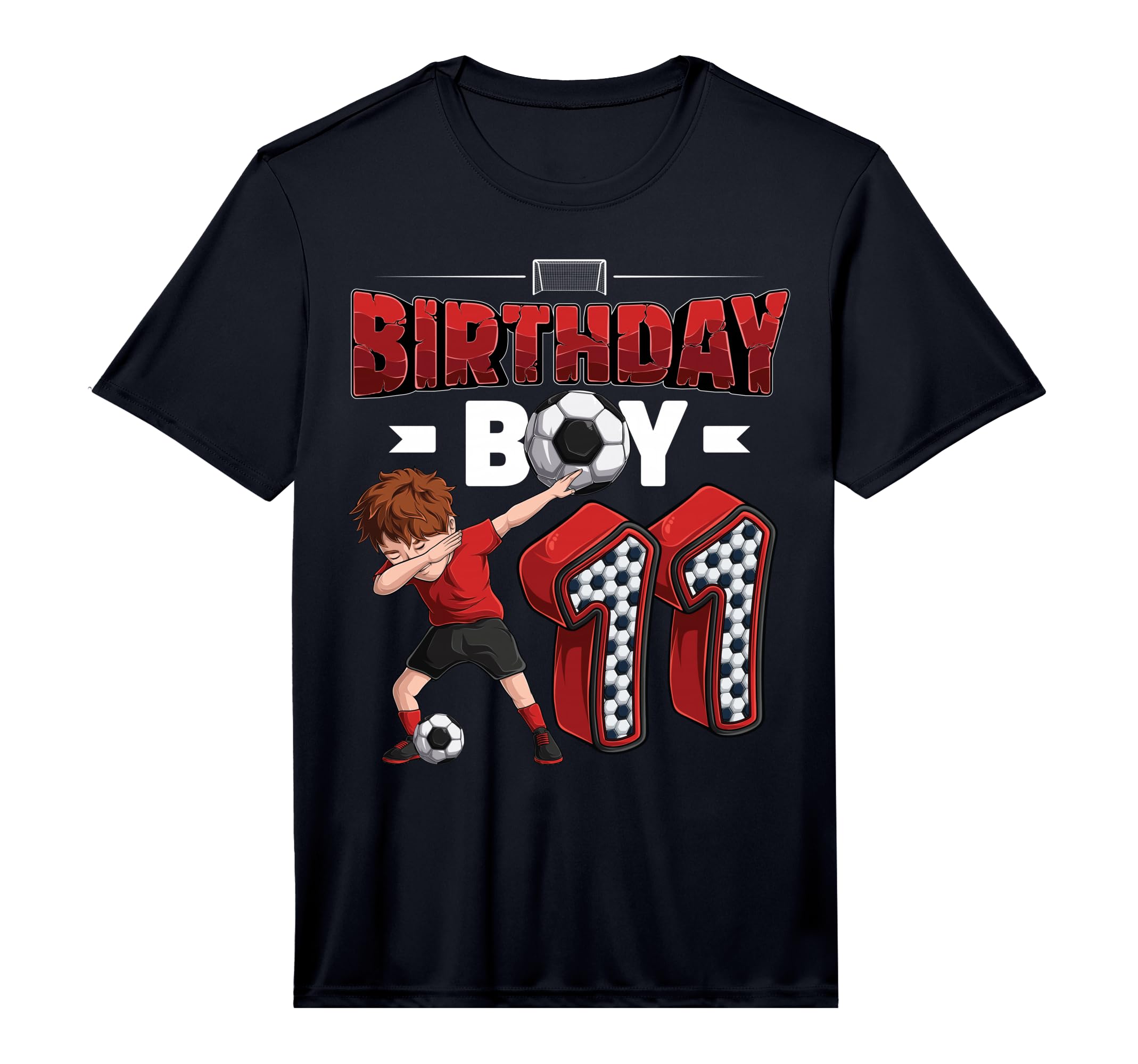Dabbing 11 Year Old Soccer Player T-Shirt - Custom Art Print Men Women - T-Shirt, Sweatshirt, Hoodie
