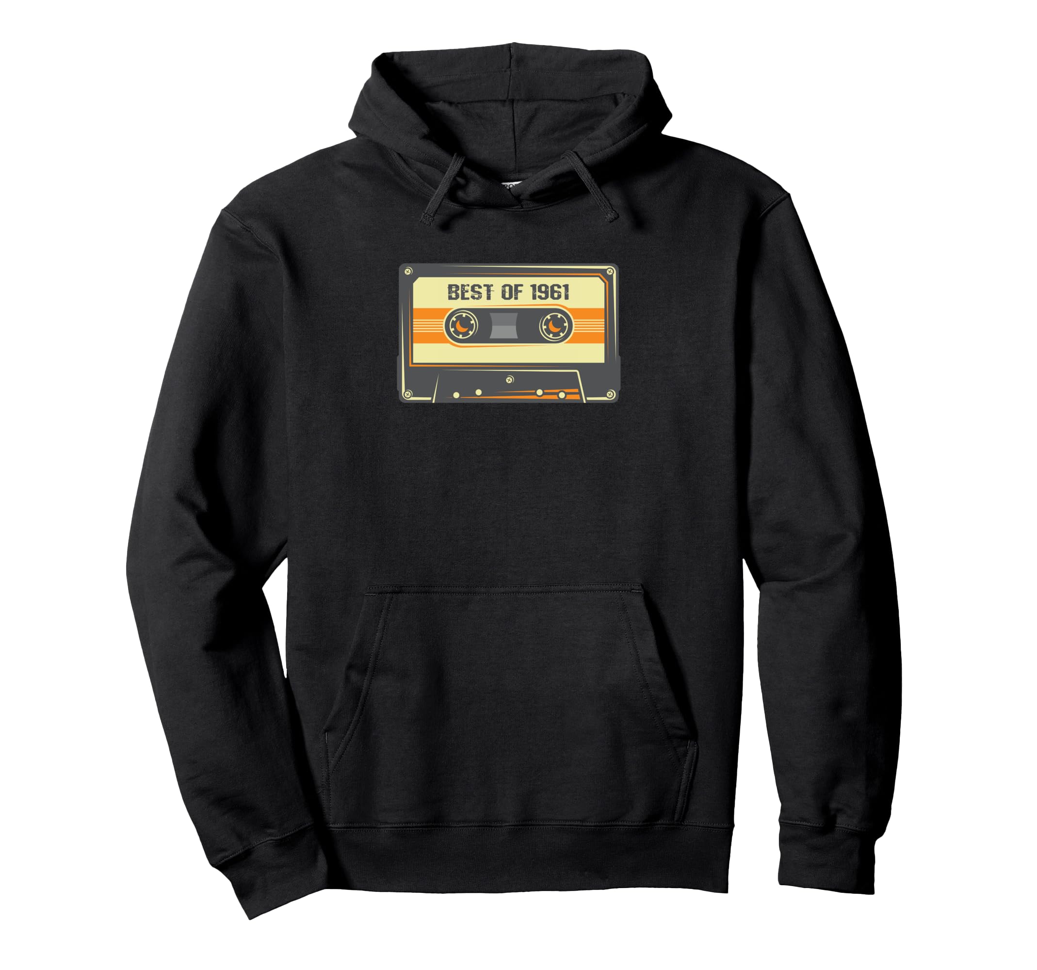 Best 1961 Born Year Mix Audio Tape Hoodie - Novelty Apparel Unisex - T-Shirt, Sweatshirt, Hoodie