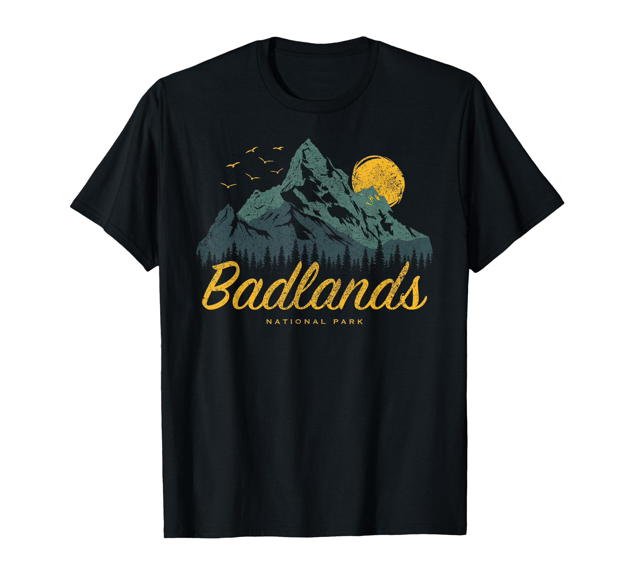 Badlands National Park Us Badlands T-Shirt - Custom Art Print Unisex - T-Shirt, Sweatshirt, Hoodie