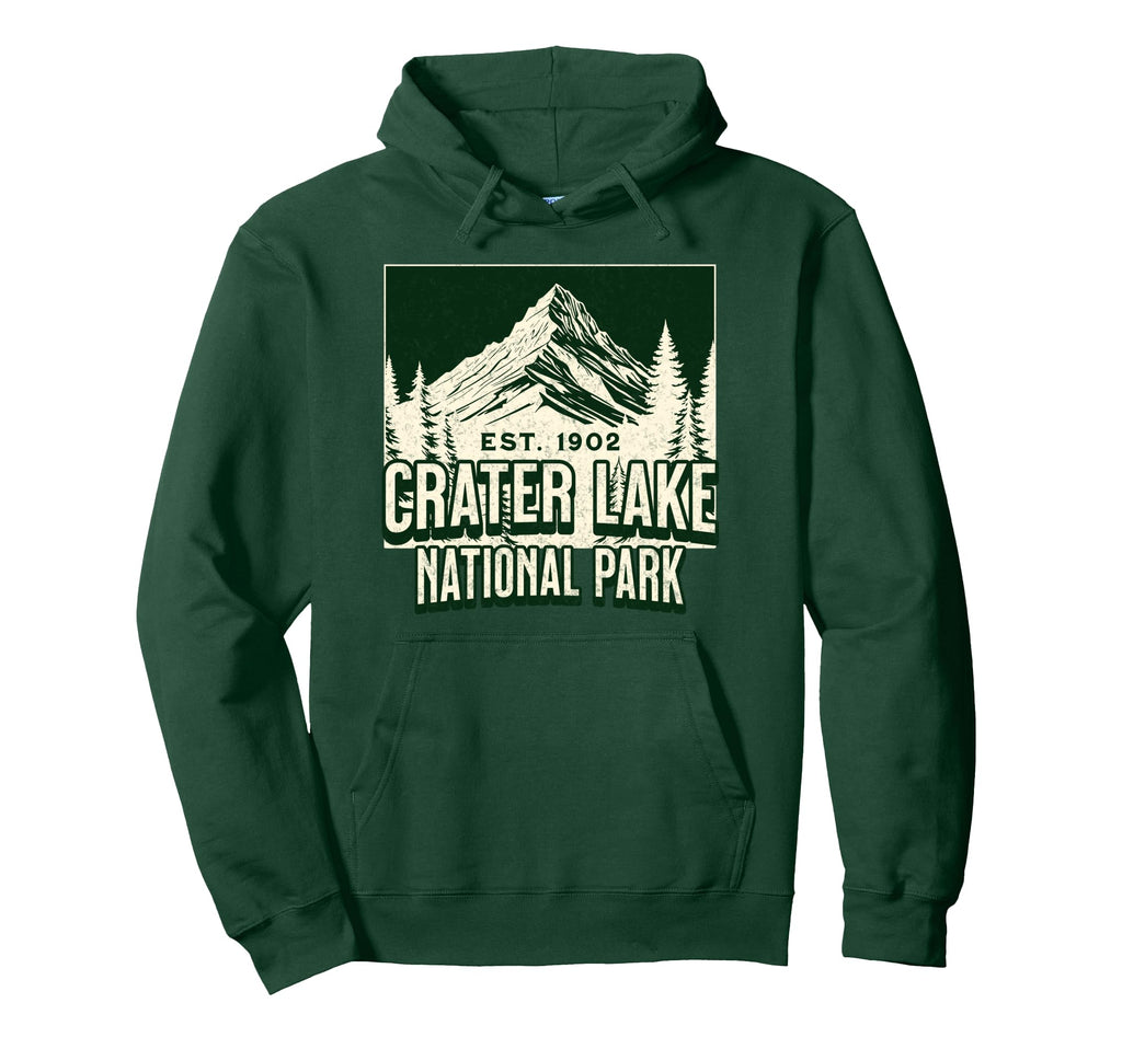 Crater Lake National Park Oregon Usa Hoodie - Custom Art Print Unisex - T-Shirt, Sweatshirt, Hoodie