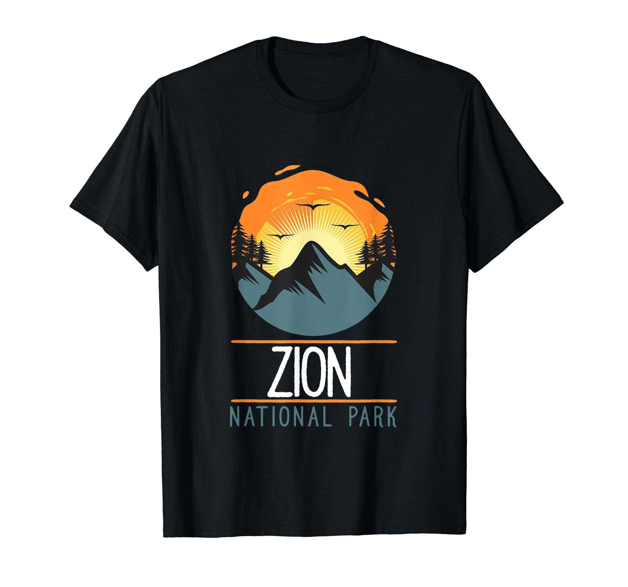 Zion National Park Utah Hiking Mountain T-Shirt - Novelty Apparel Unisex - T-Shirt, Sweatshirt, Hoodie
