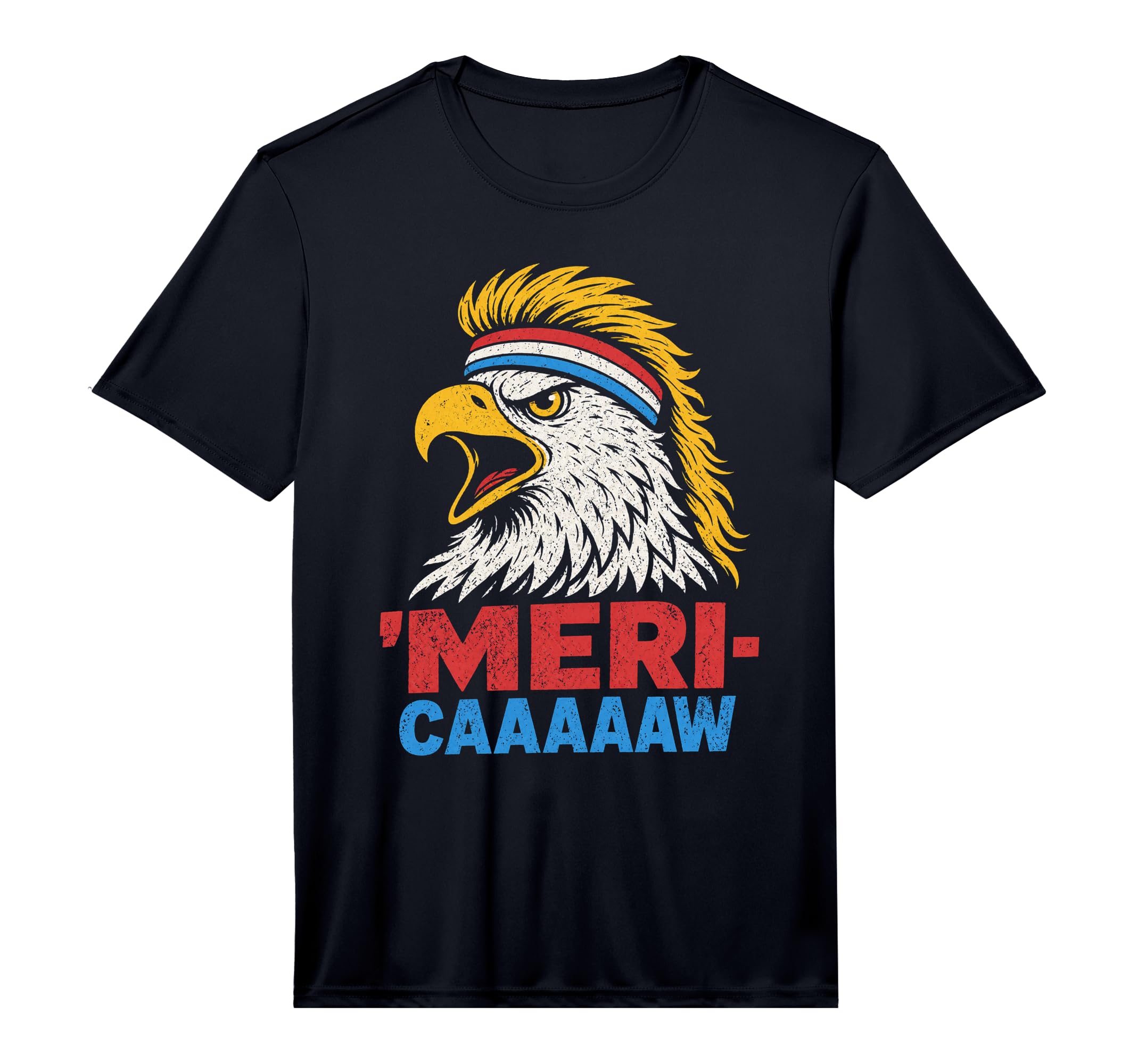 Mens Funny Usa Eagle Mullet 4Th July T-Shirt - Minimalist Print for Adults - T-Shirt, Sweatshirt, Hoodie