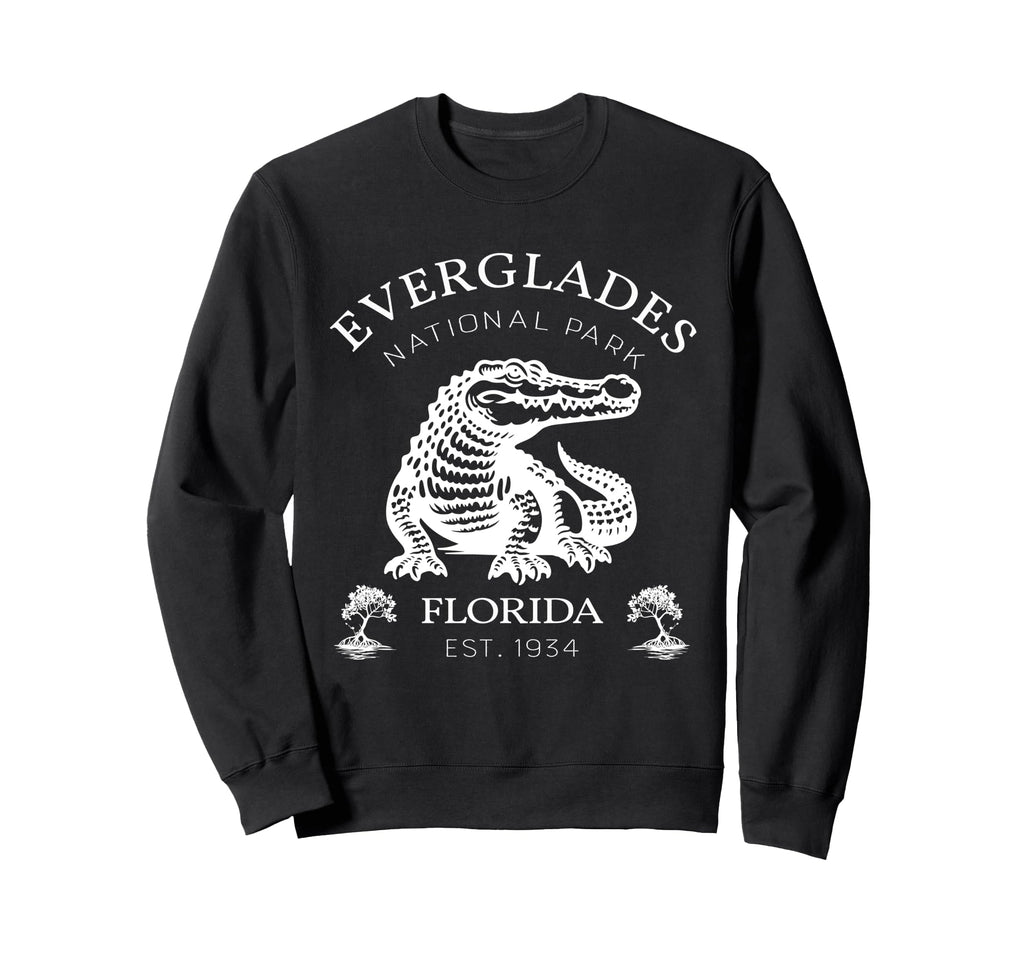 Everglades National Park Alligators Sweatshirt - Unique Graphic for Adults - T-Shirt, Sweatshirt, Hoodie