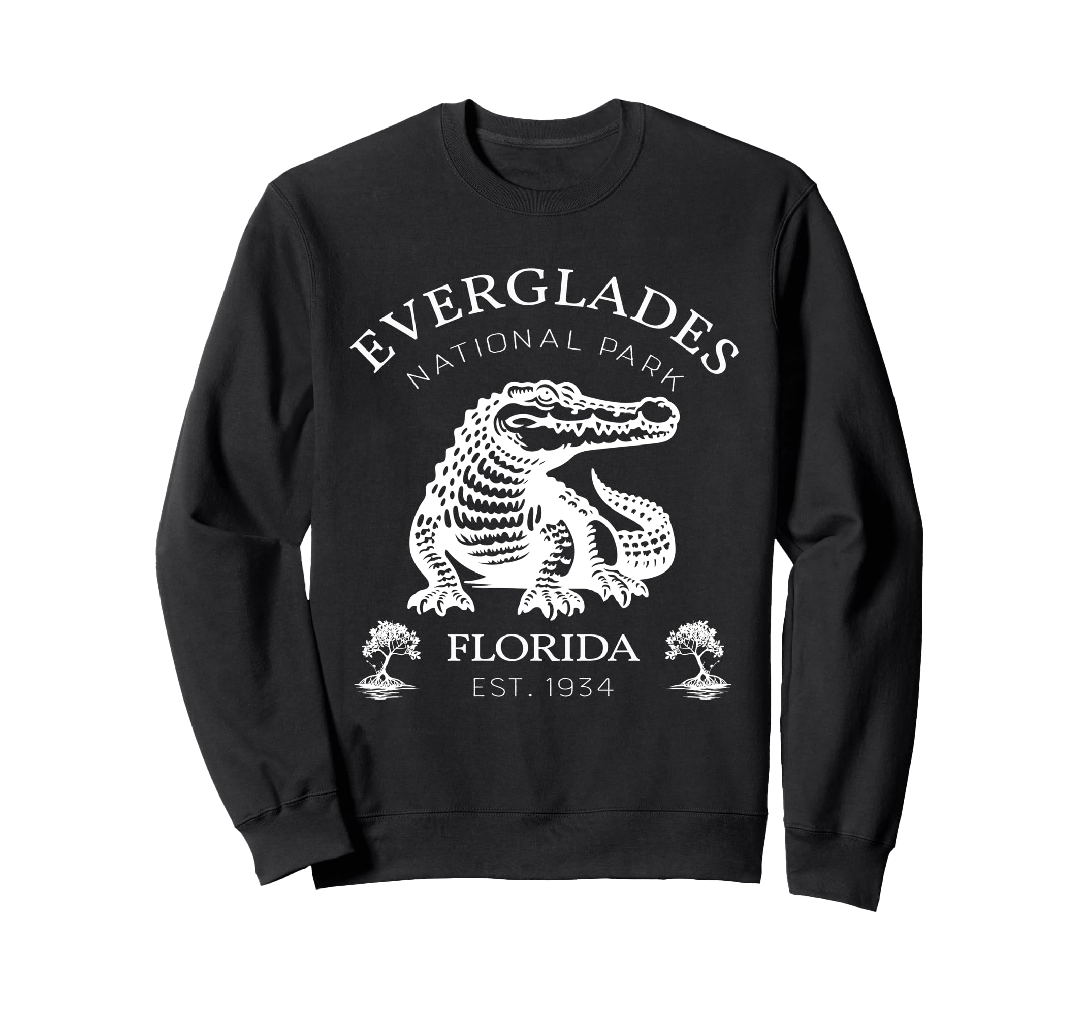 Everglades National Park Alligators Sweatshirt - Unique Graphic for Adults - T-Shirt, Sweatshirt, Hoodie